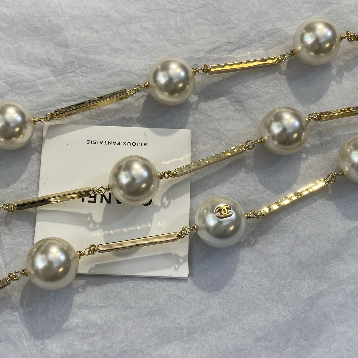 Chanel Bijoux Fantaisie Pearl Necklace