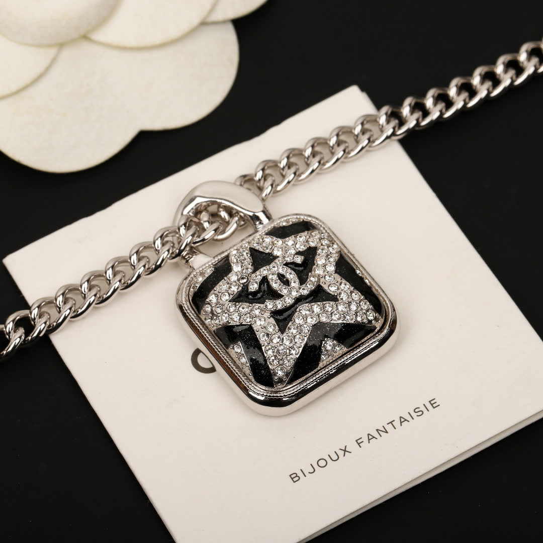 Chanel Silver Chain with Star Pendant