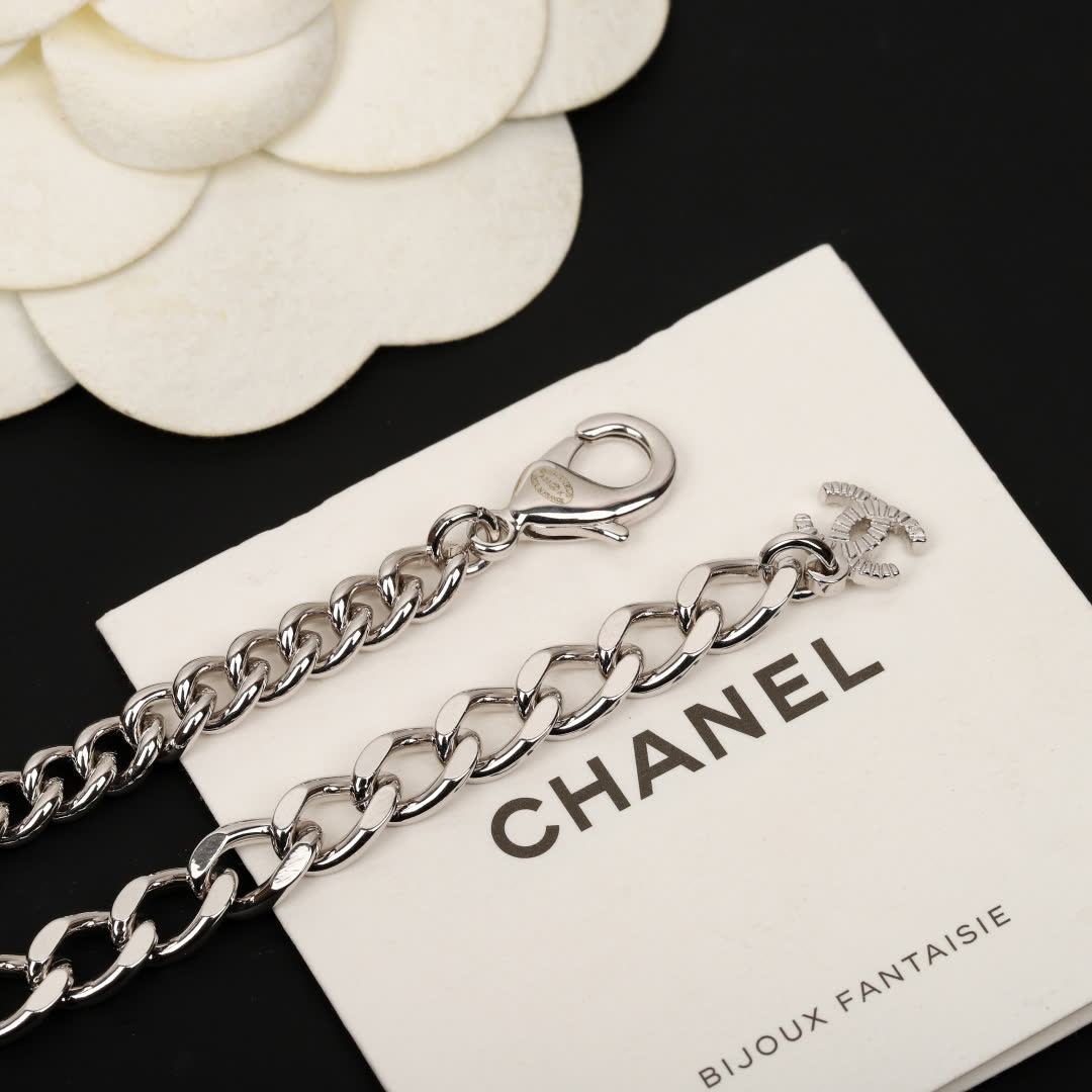 Chanel Silver Chain with Star Pendant