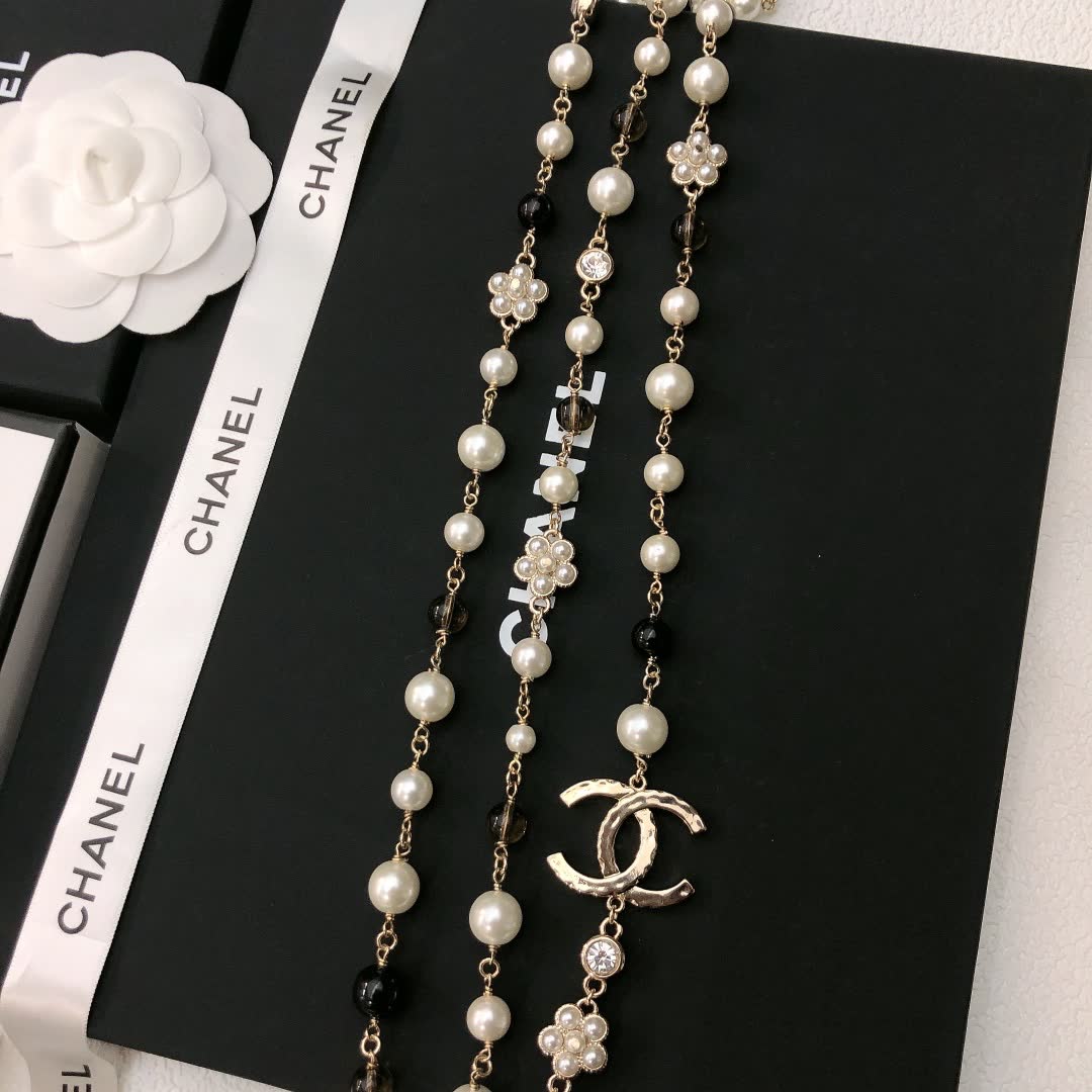 Chanel Multistrand Pearl Necklace