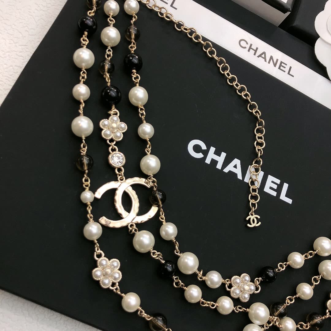 Chanel Multistrand Pearl Necklace