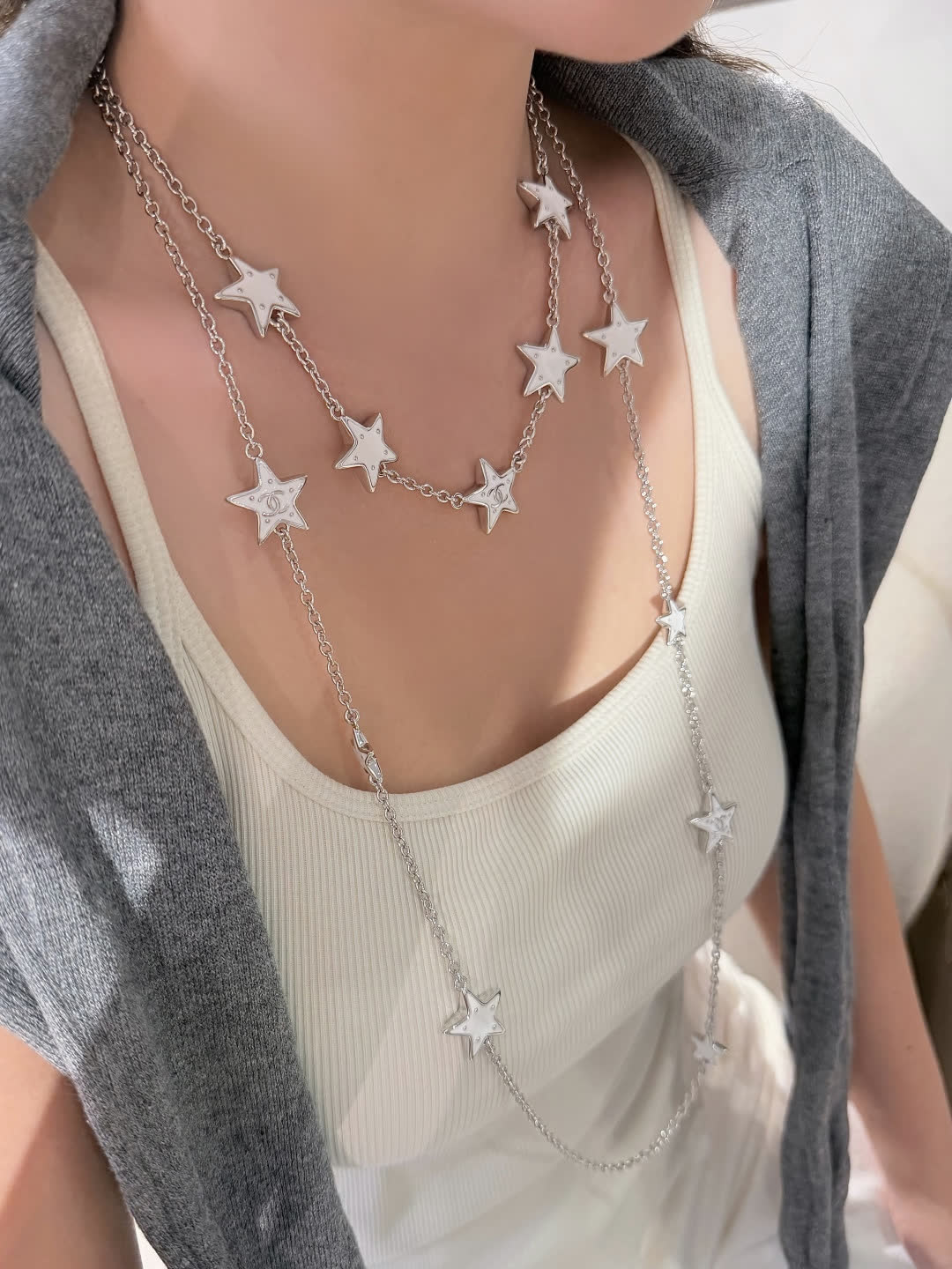 Chanel Star Charm Necklace