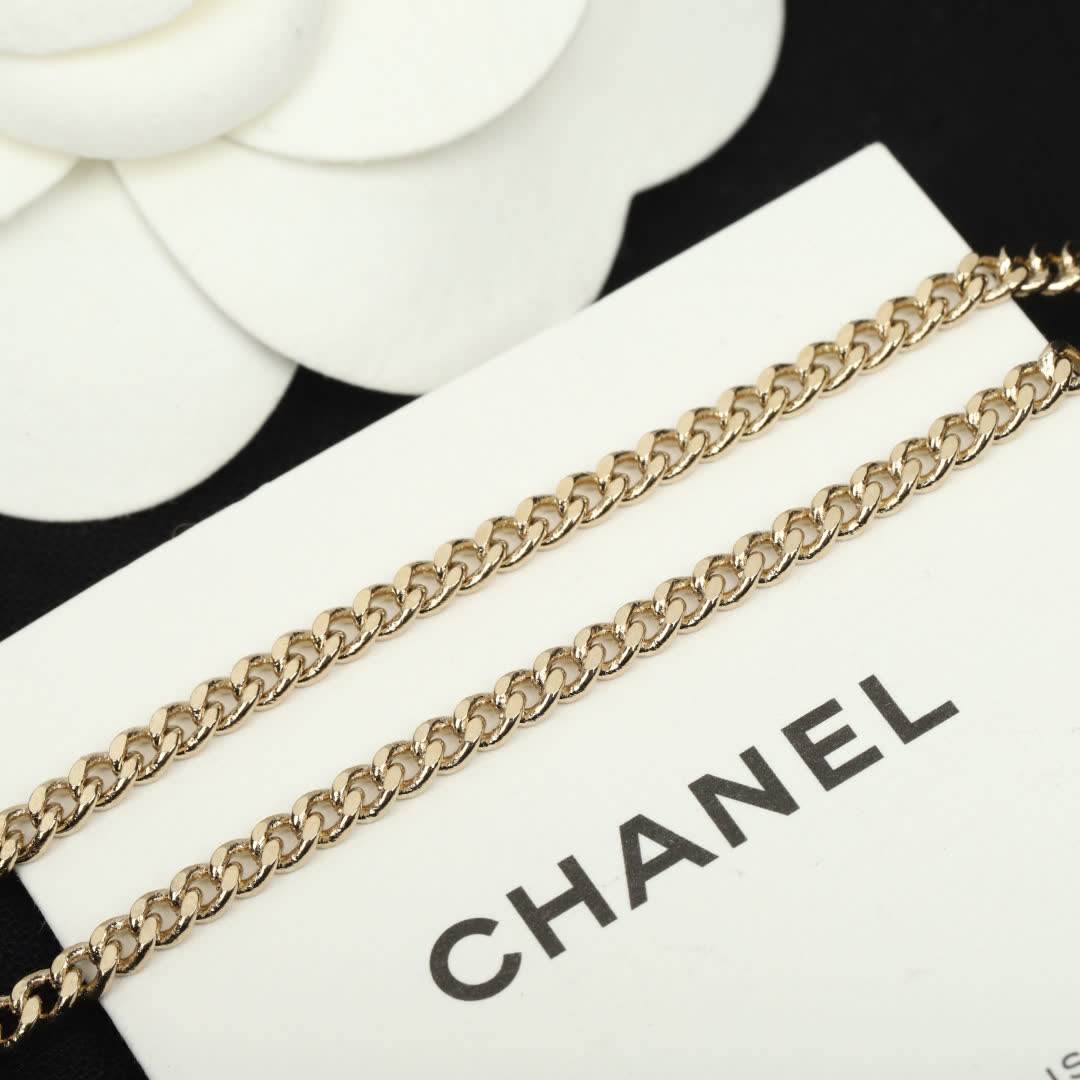 Chanel CC & Number 5 Pendant Necklace