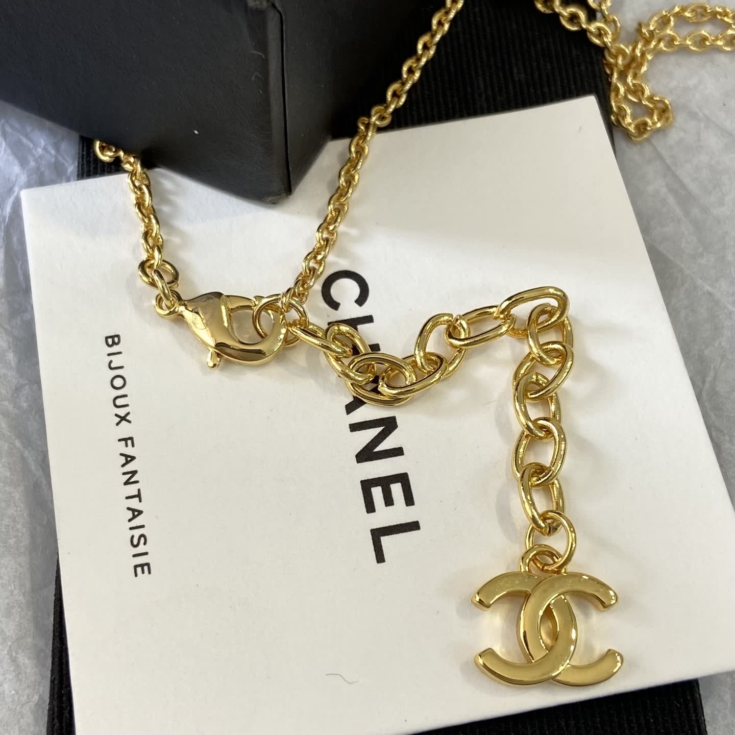 Chanel Heart Shaped Pendant Necklace