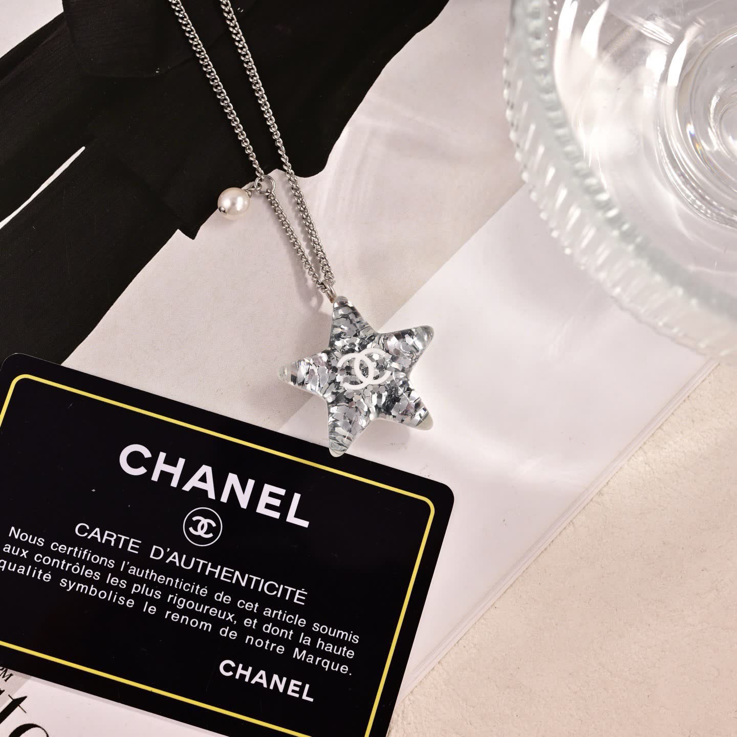 Chanel Star Pendant Necklace