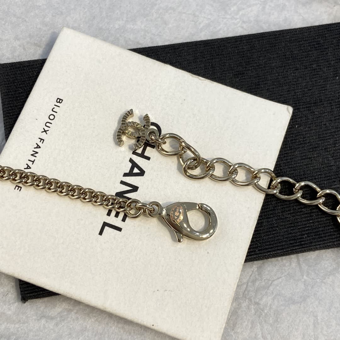Chanel CC Heart Necklace