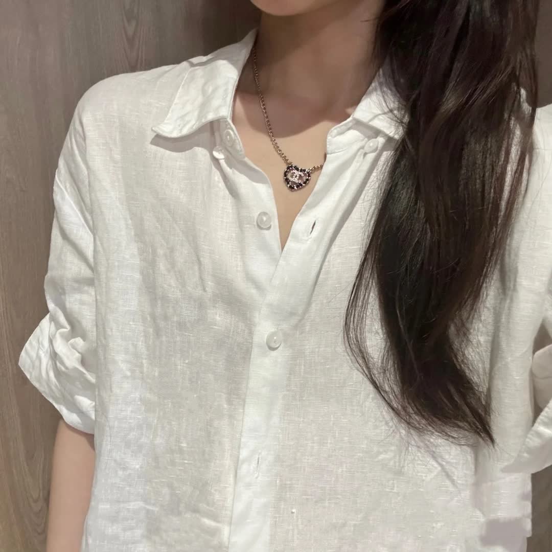Chanel CC Heart Necklace
