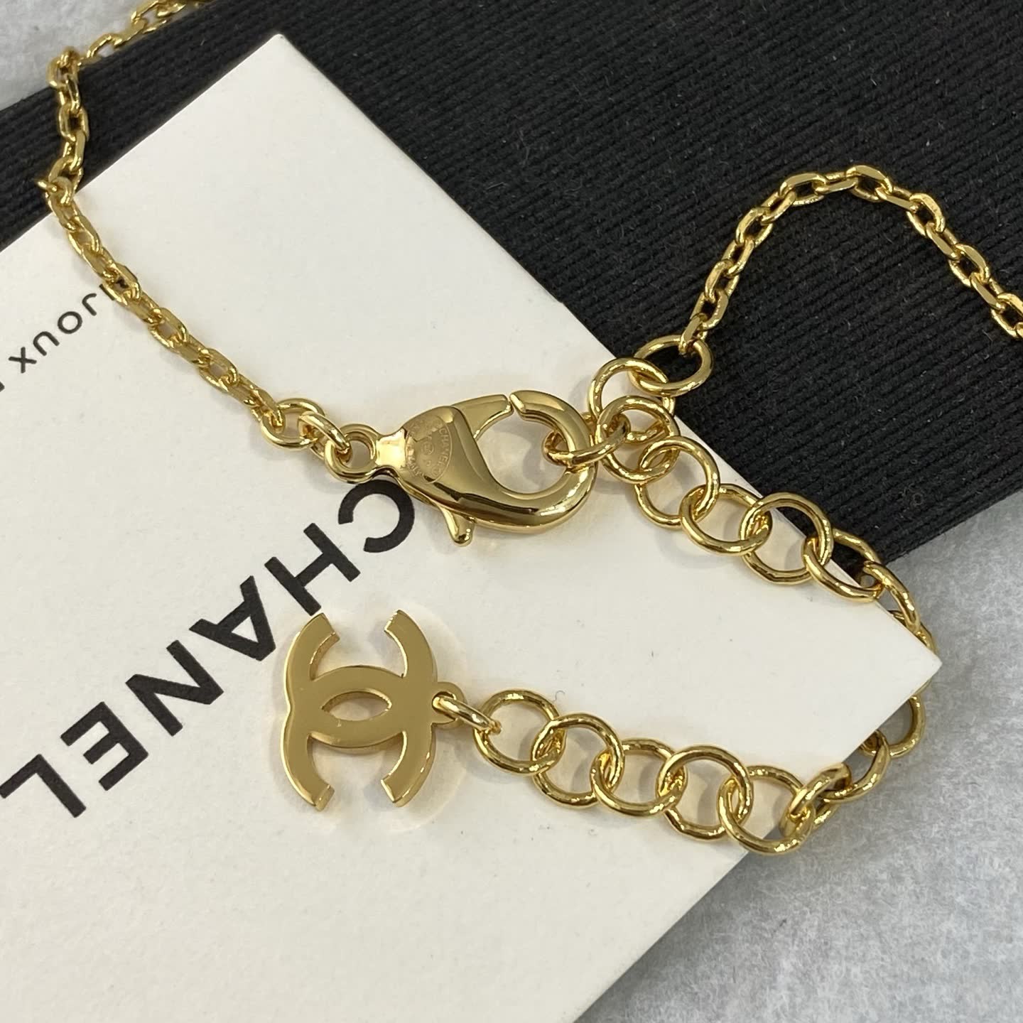 Chanel Gold-tone Pearl Necklace
