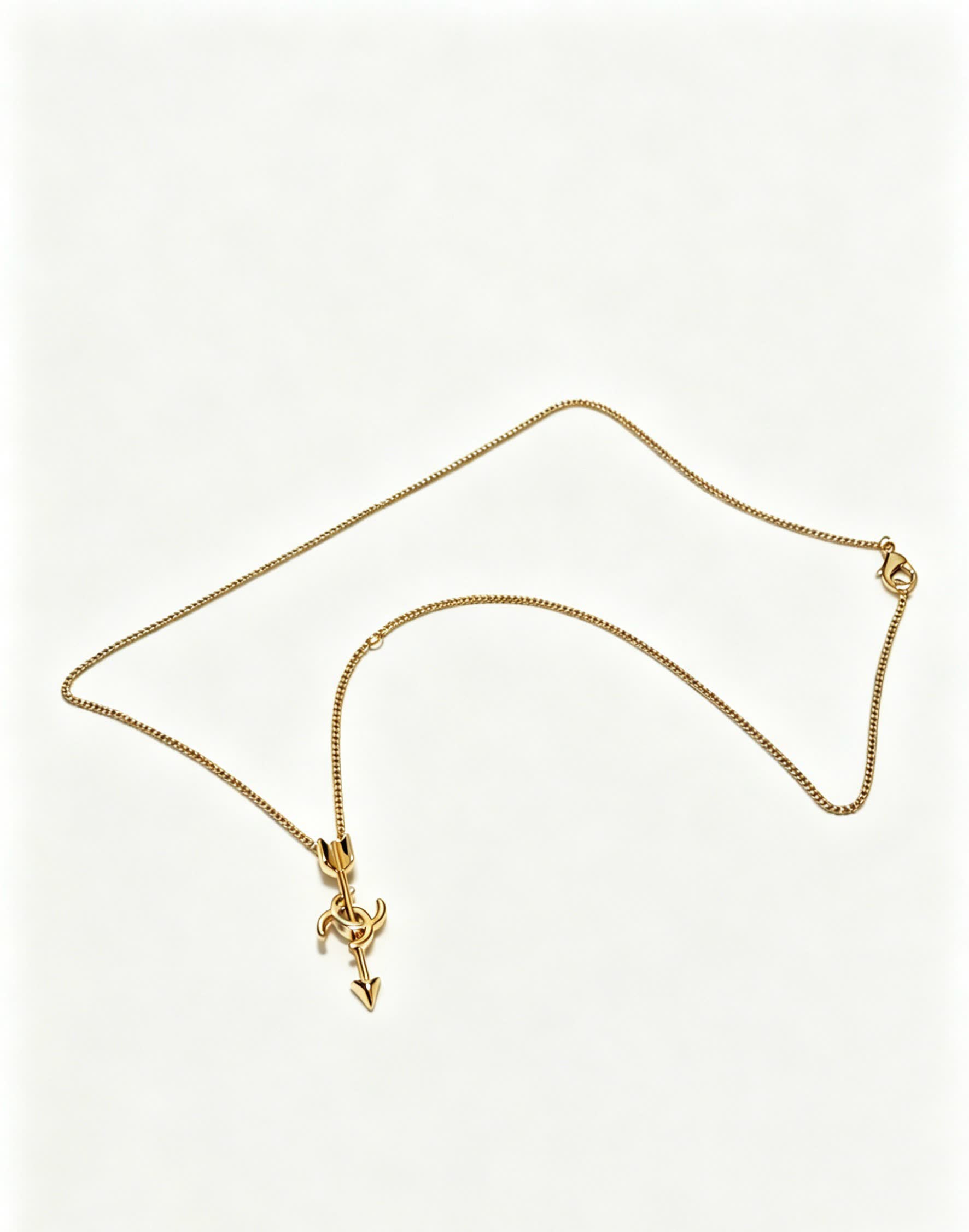 Chanel CC Arrow Pendant Necklace Chanel CC Arrow Pendant Necklace