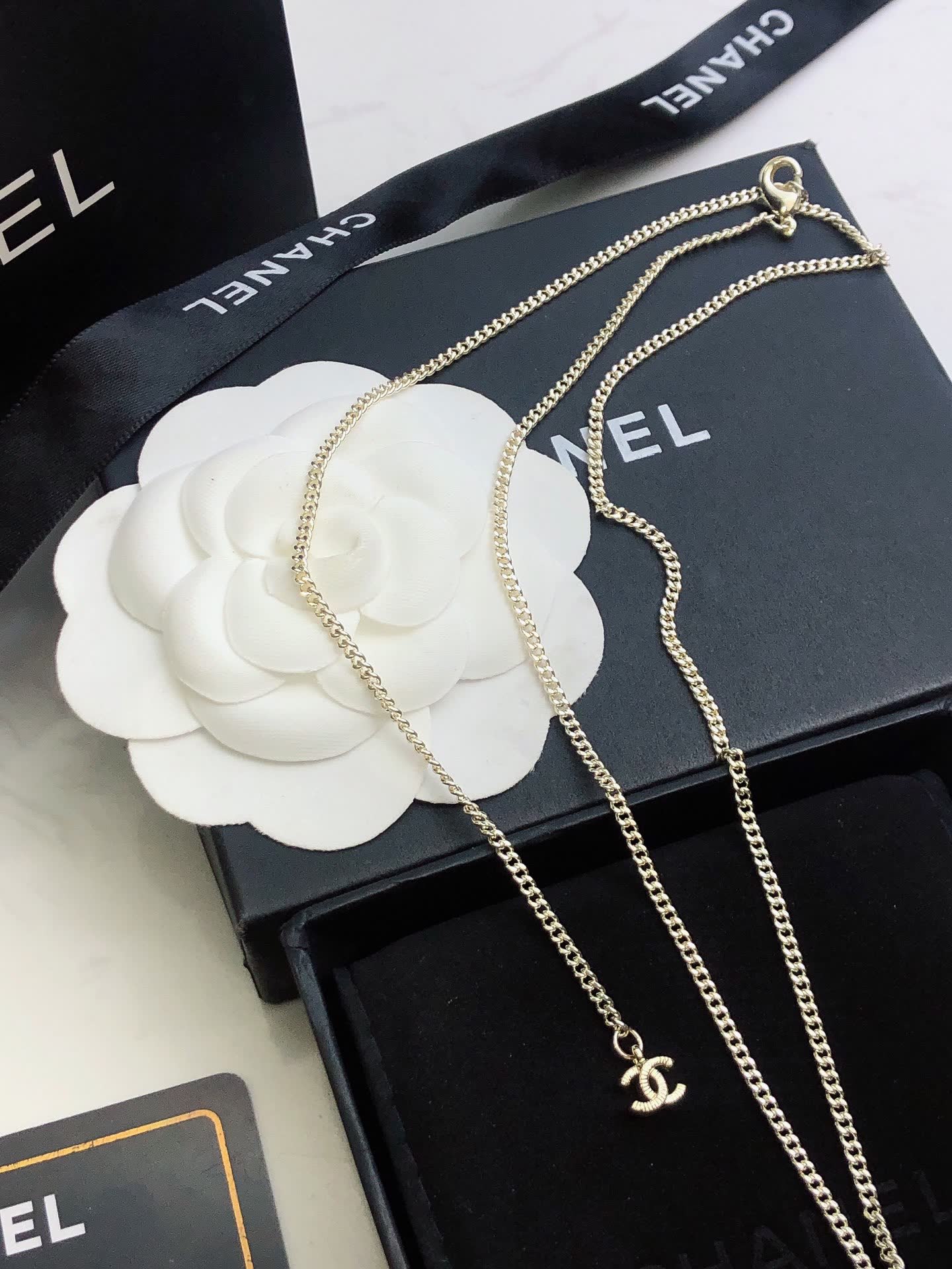 Chanel Pearl and Crystal Necklace