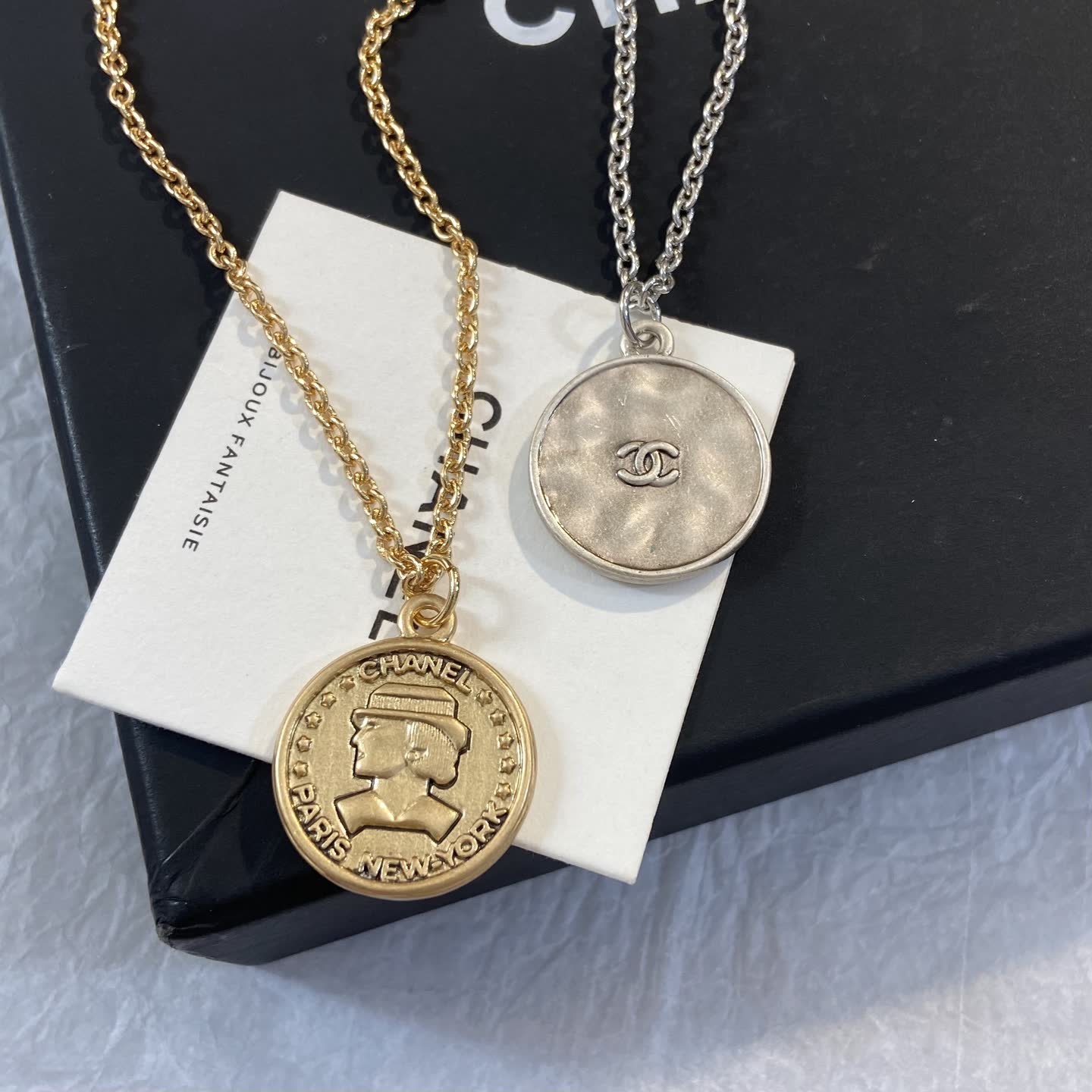 Chanel Coin Pendant Necklace