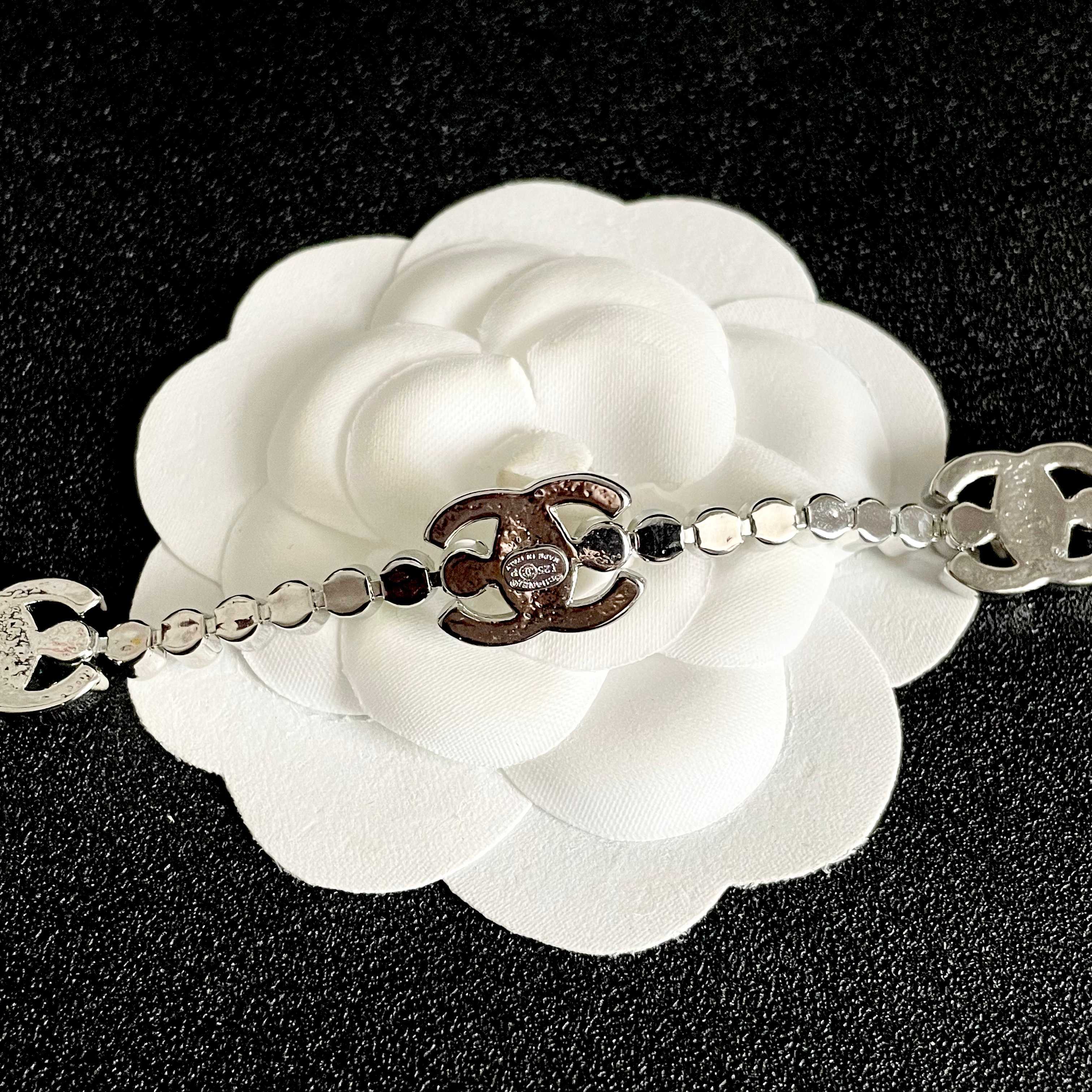 Chanel CC Logo Diamond Necklace
