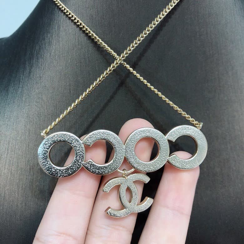 Chanel Coco Logo Necklace