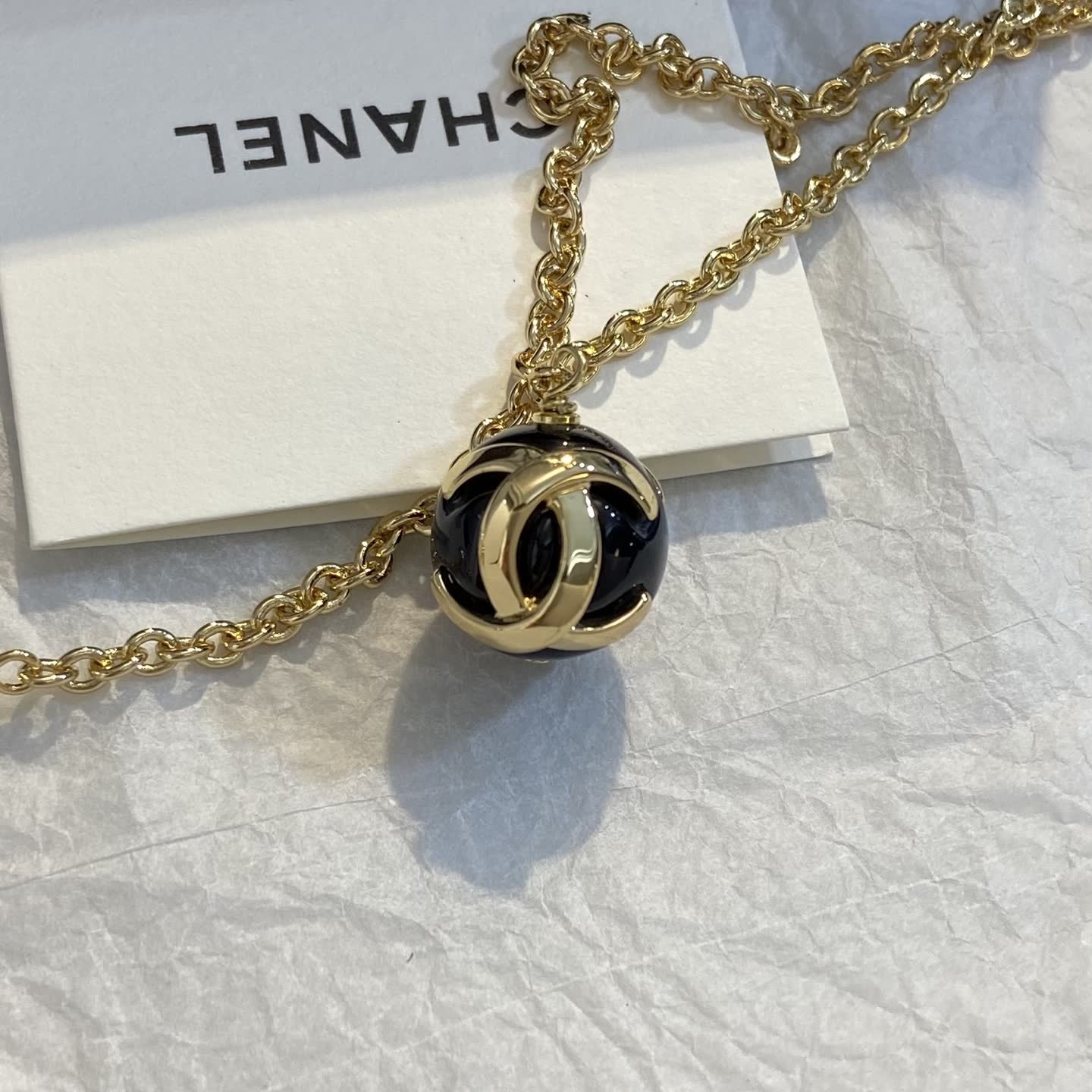 Chanel Pearl and Bead Chain Necklace