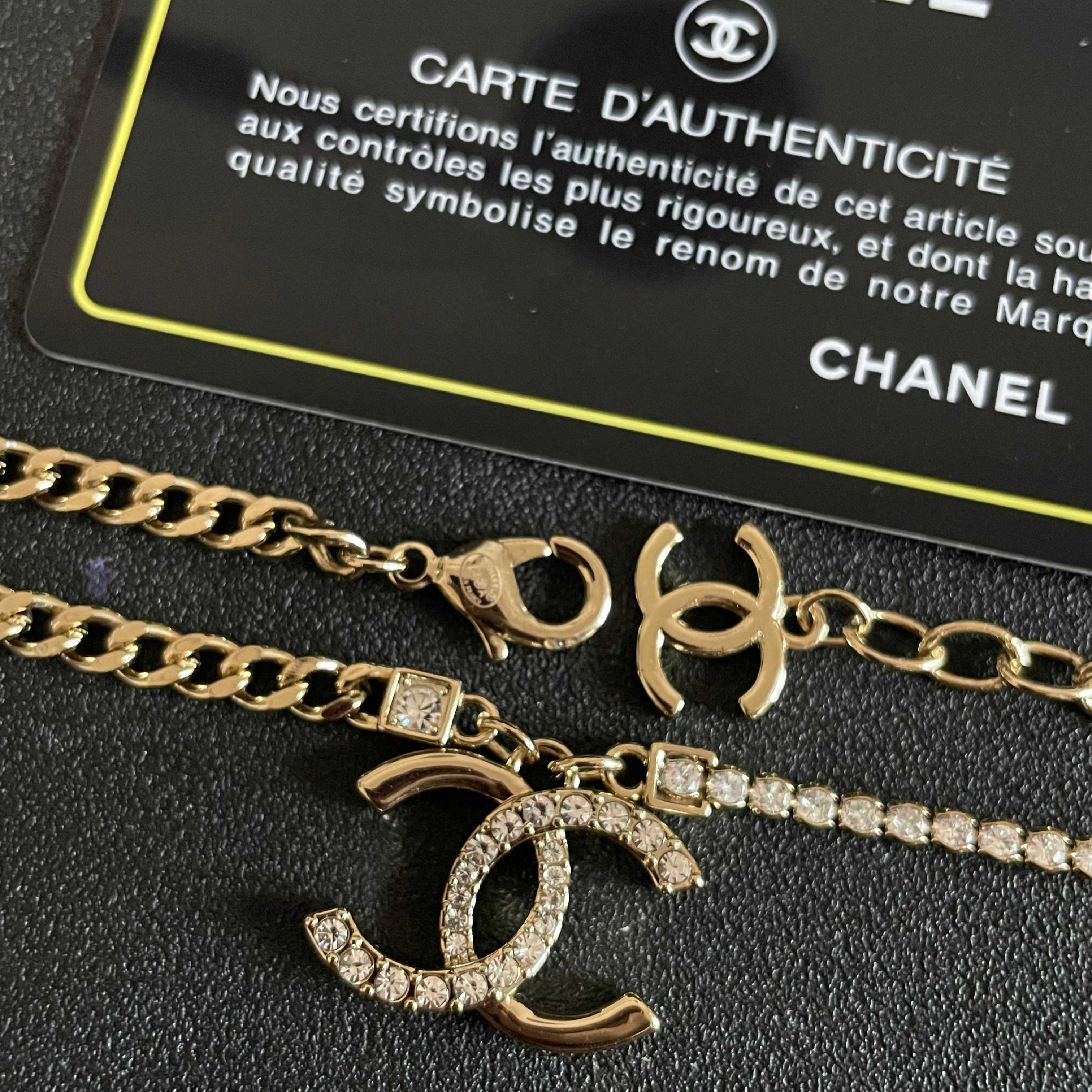 Chanel CC Logo Pendant Necklace