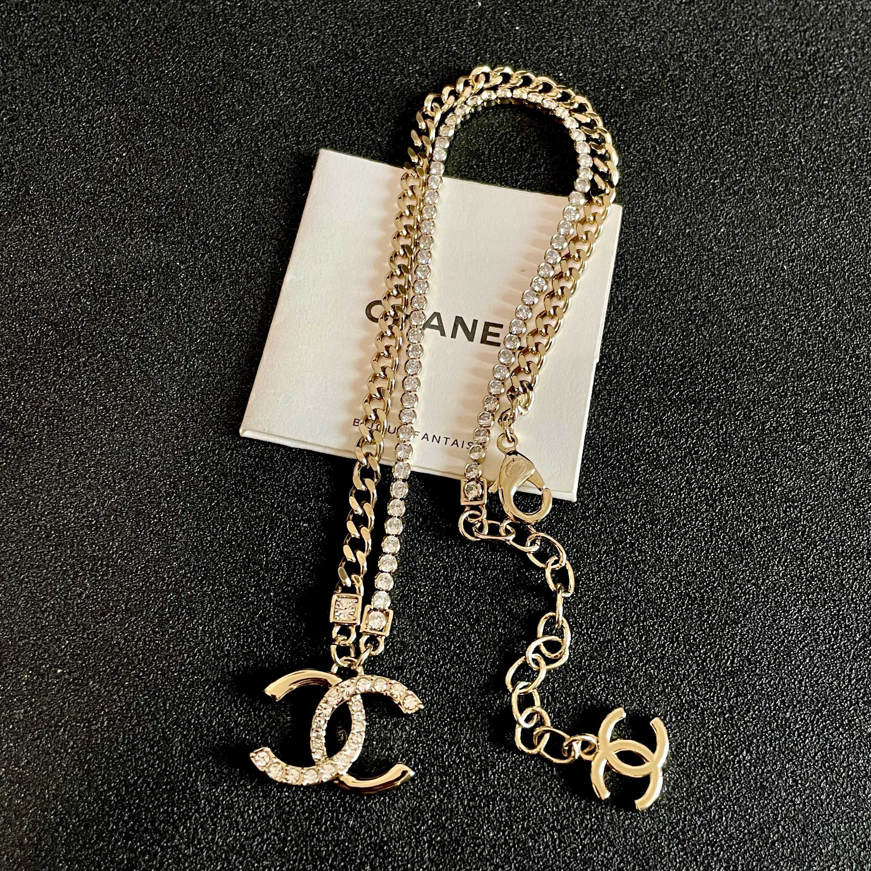 Chanel CC Logo Pendant Necklace