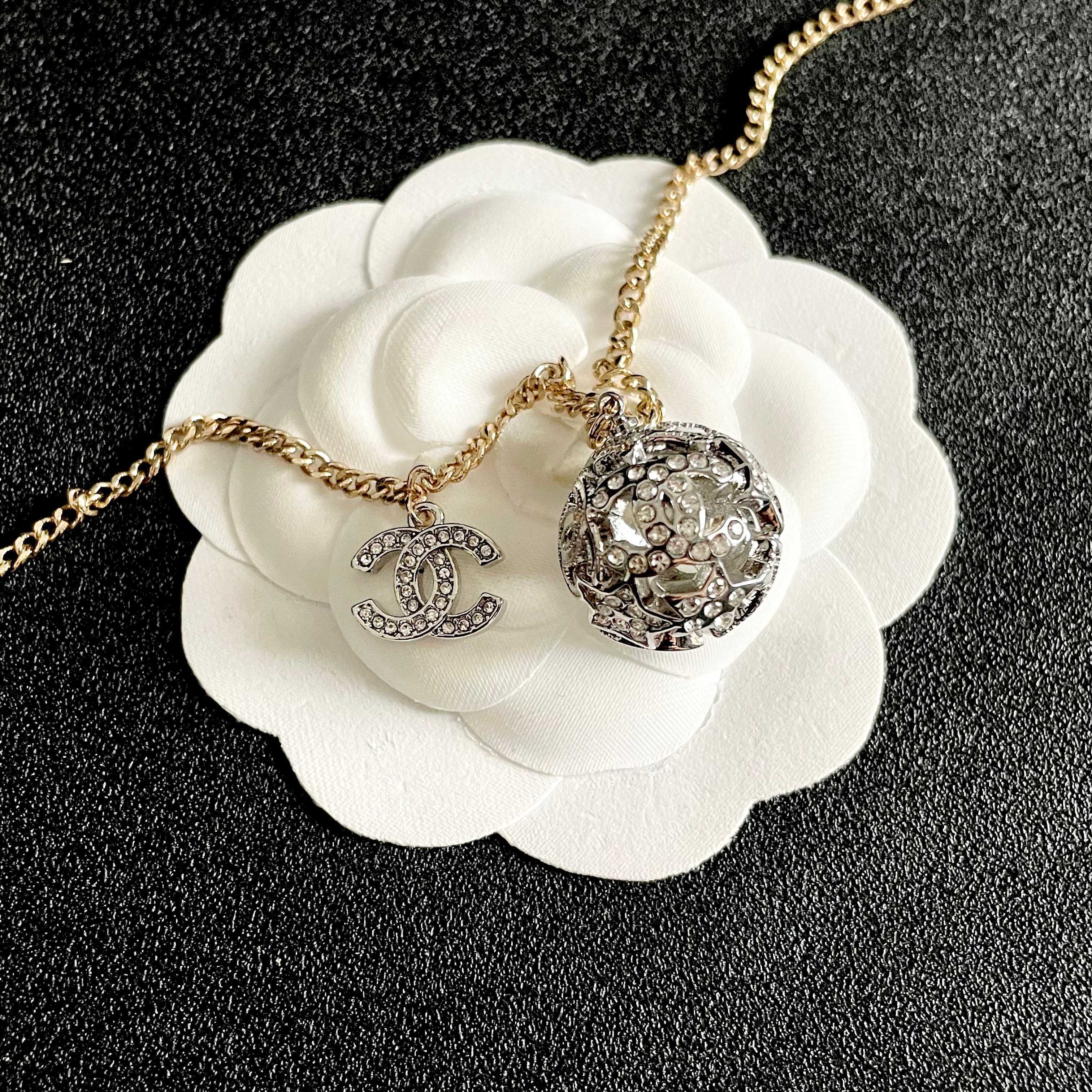 Chanel Gold Chain with Diamond Dragon Pendant