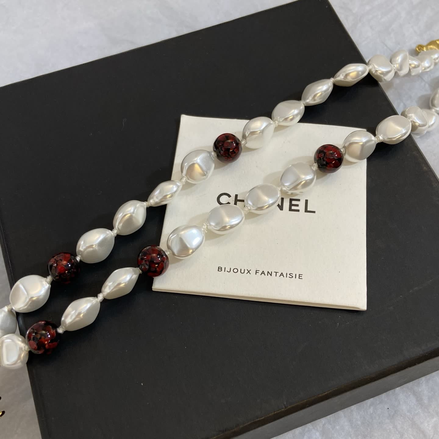 Chanel Pearl and Crab Pendant Necklace
