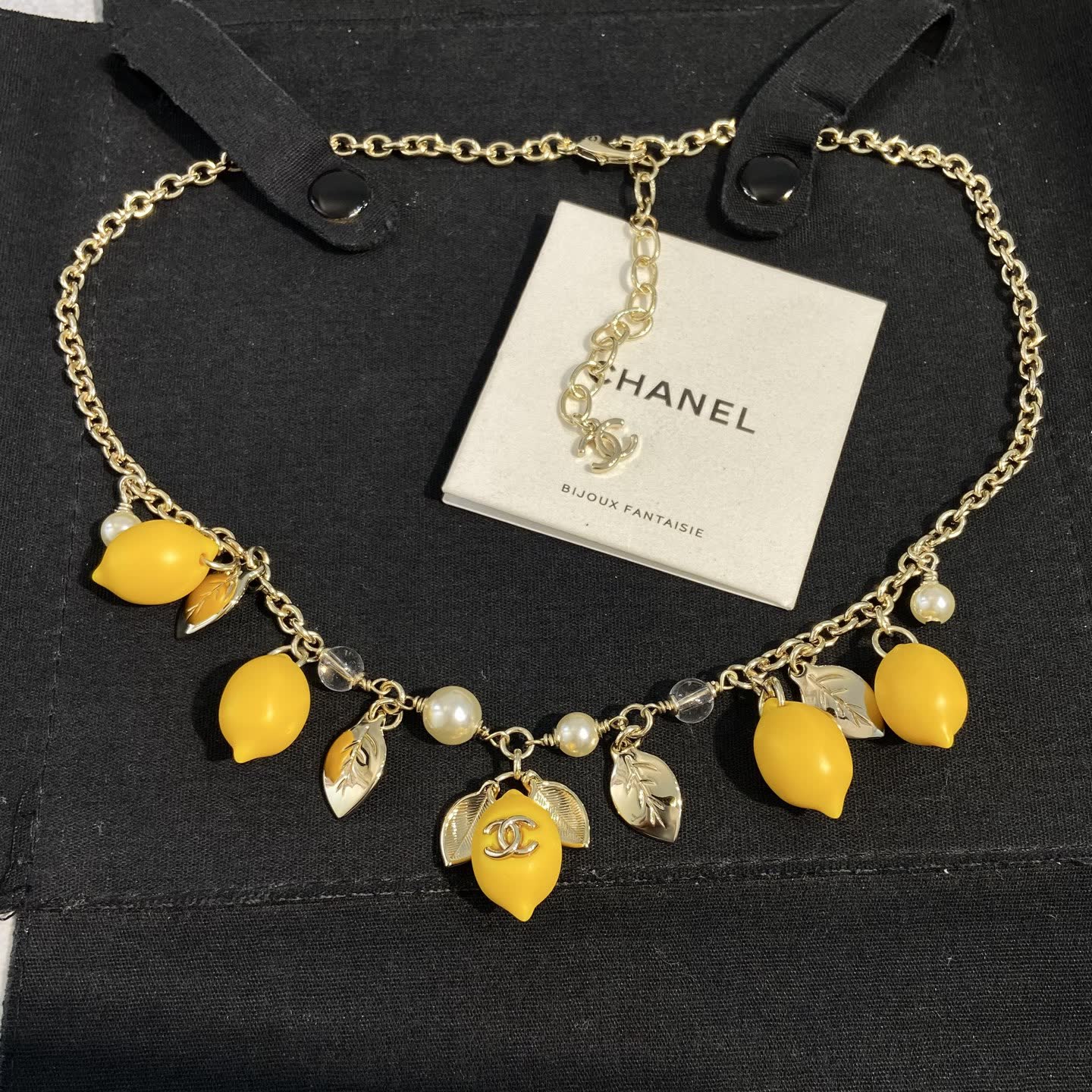 Chanel Lemon Charm Necklace