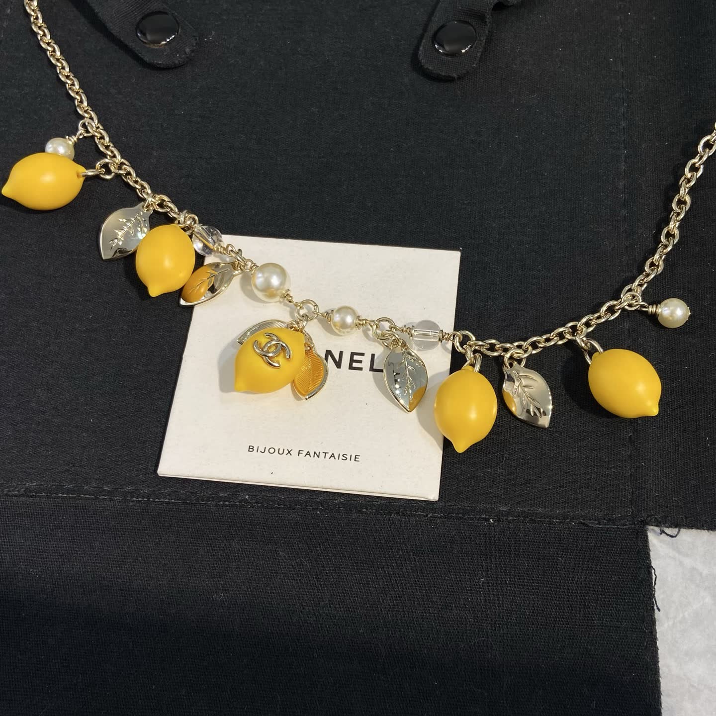 Chanel Lemon Charm Necklace