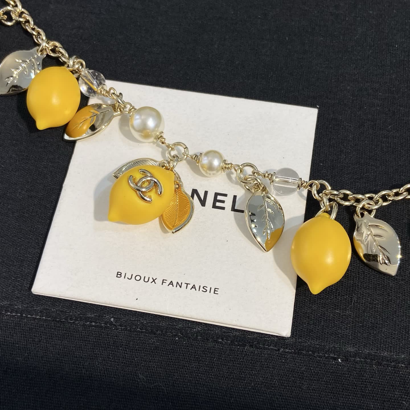 Chanel Lemon Charm Necklace