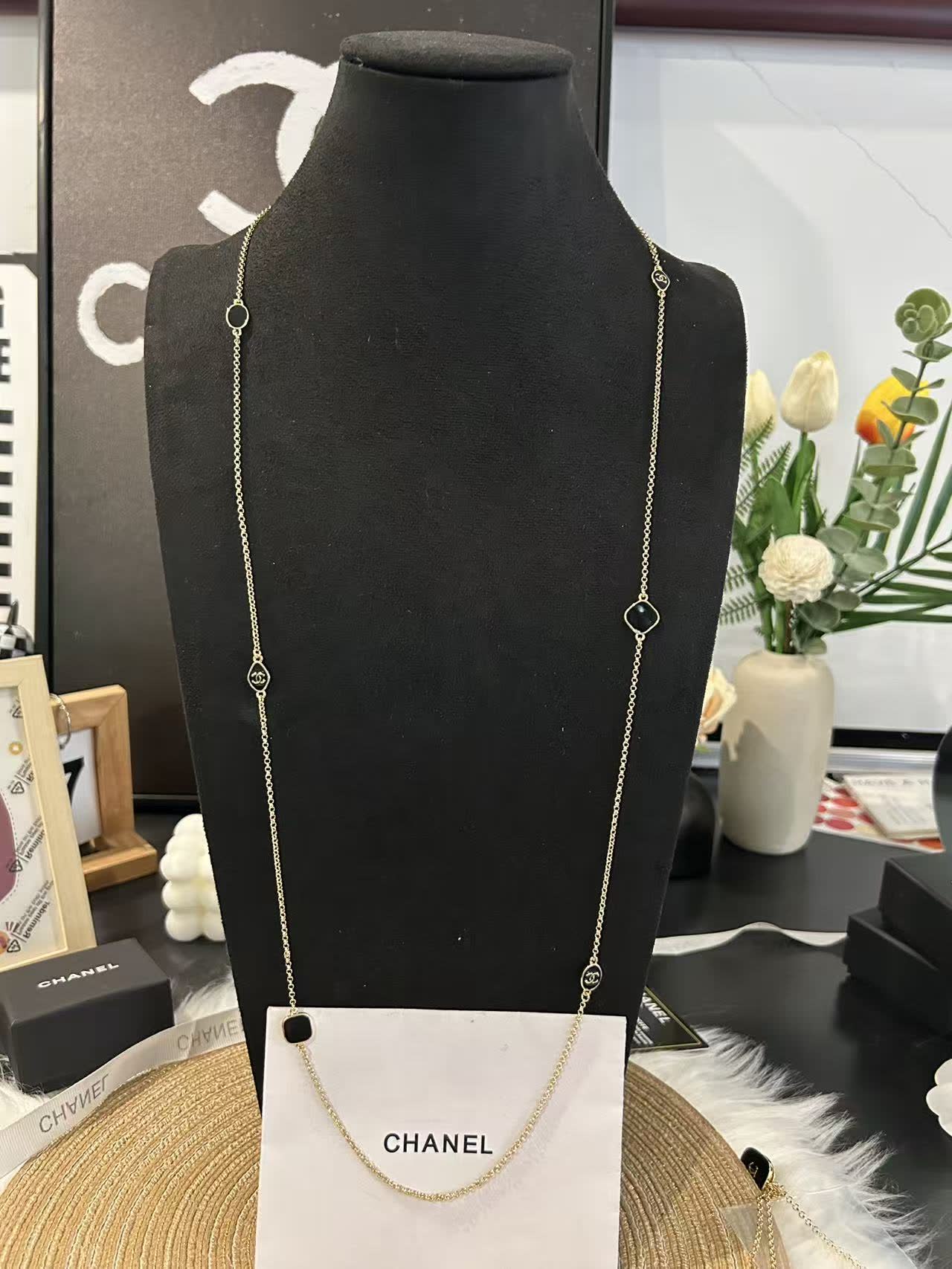 Chanel Long Chain Necklace