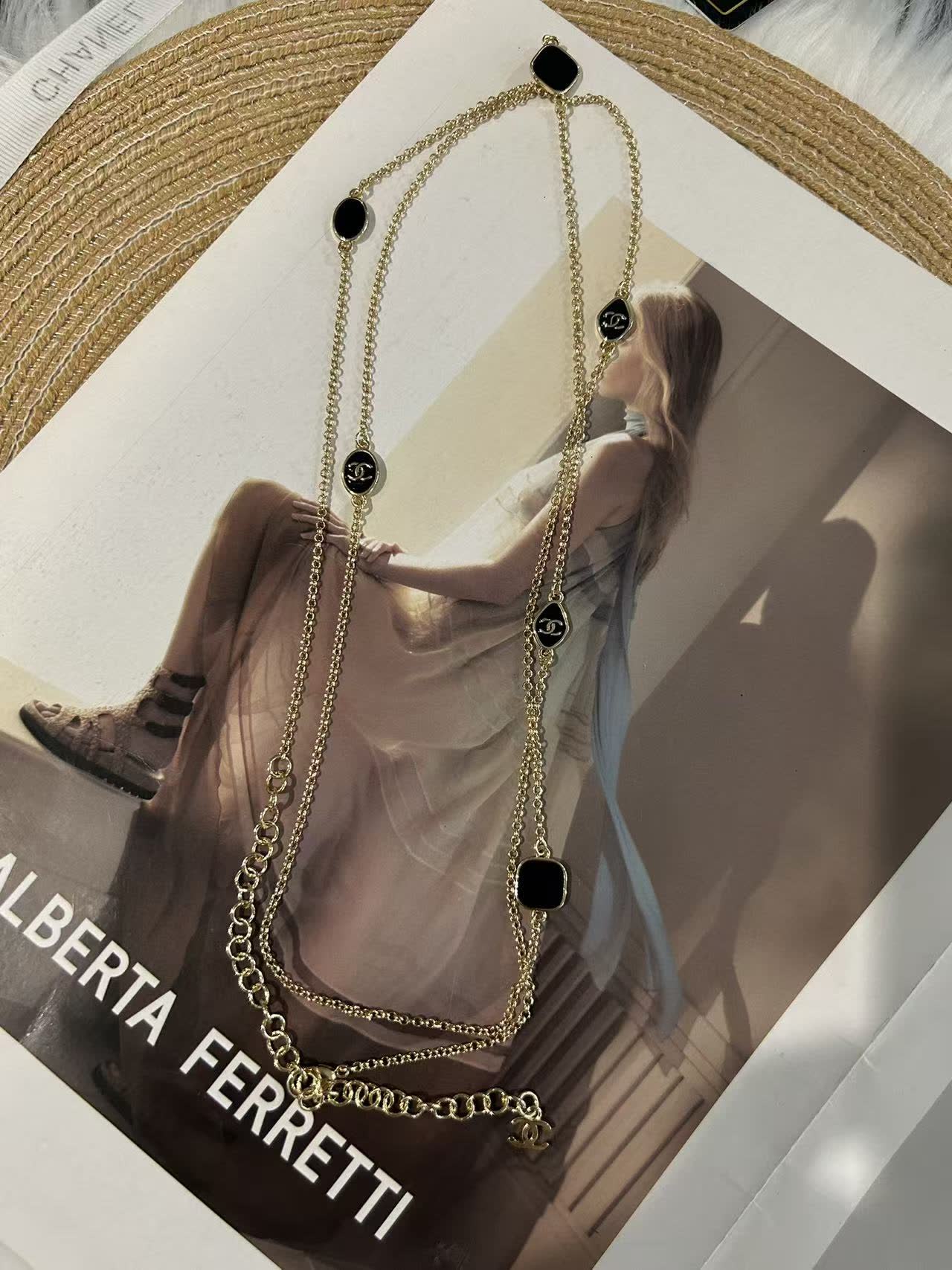 Chanel Long Chain Necklace