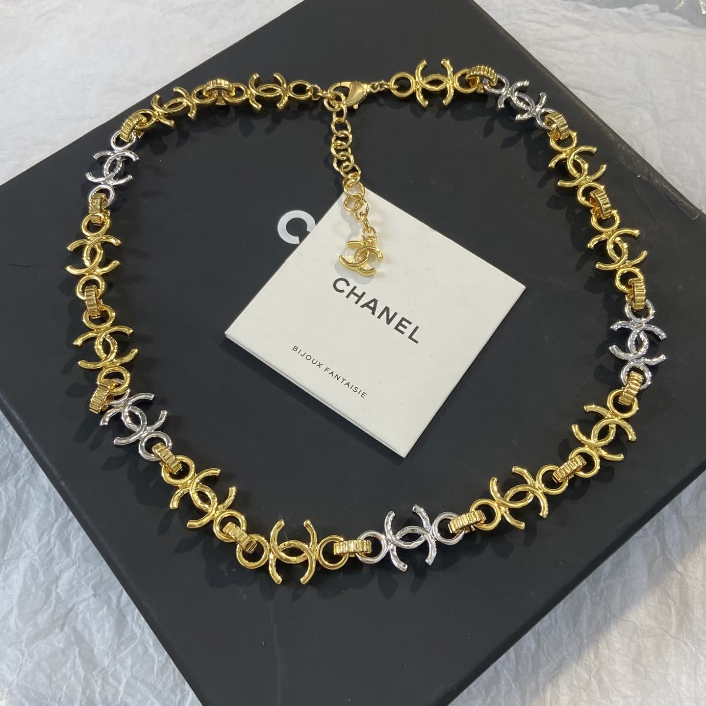 Chanel CC Logo Necklace