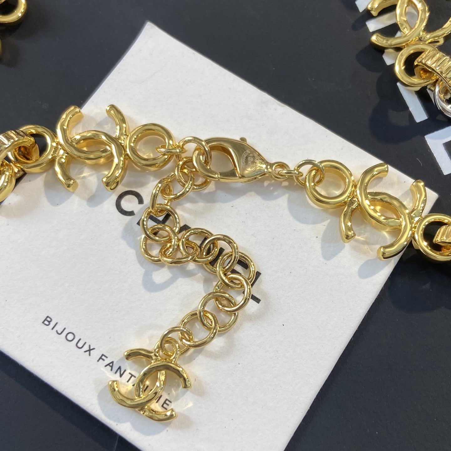 Chanel CC Logo Necklace