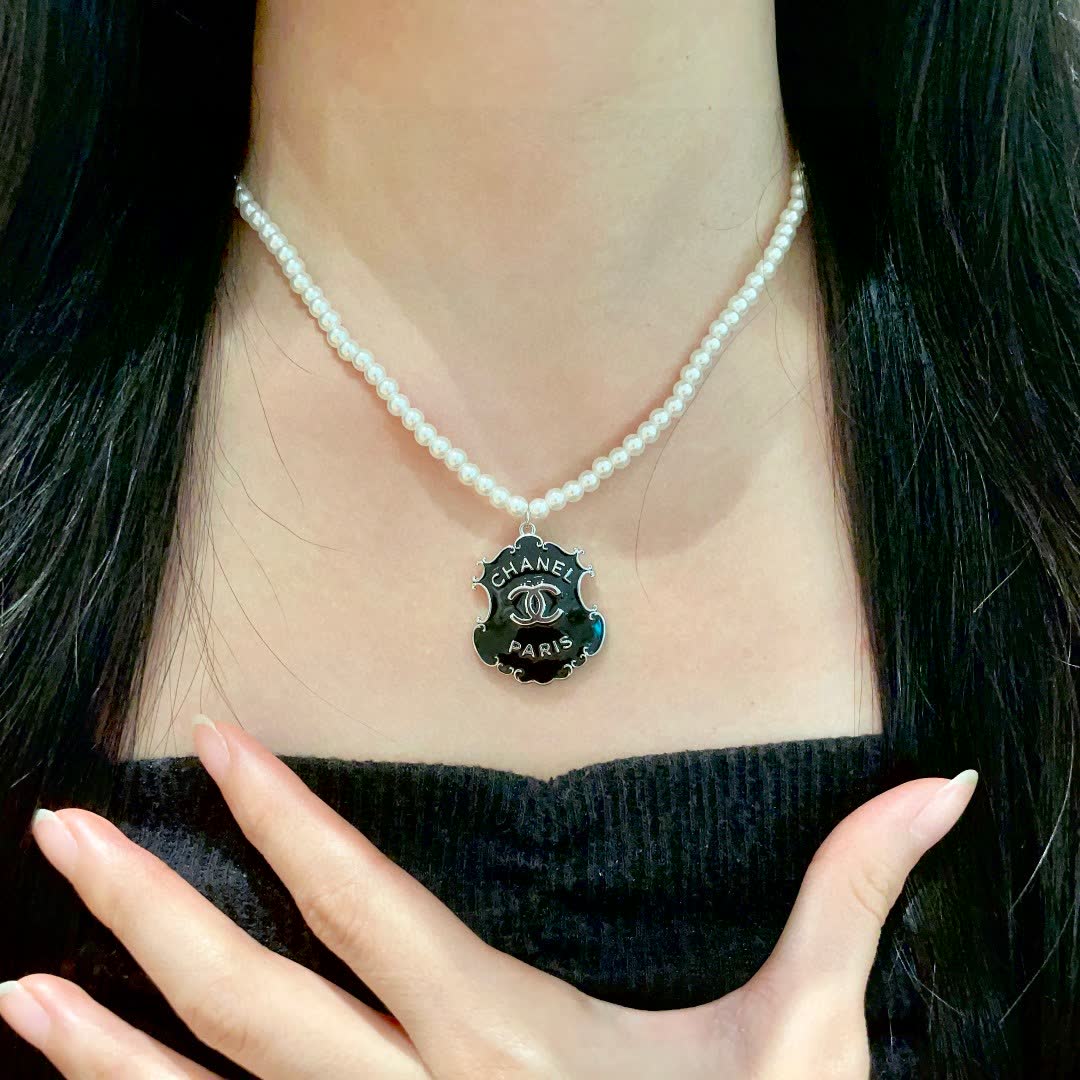 Chanel Paris Pearl Necklace