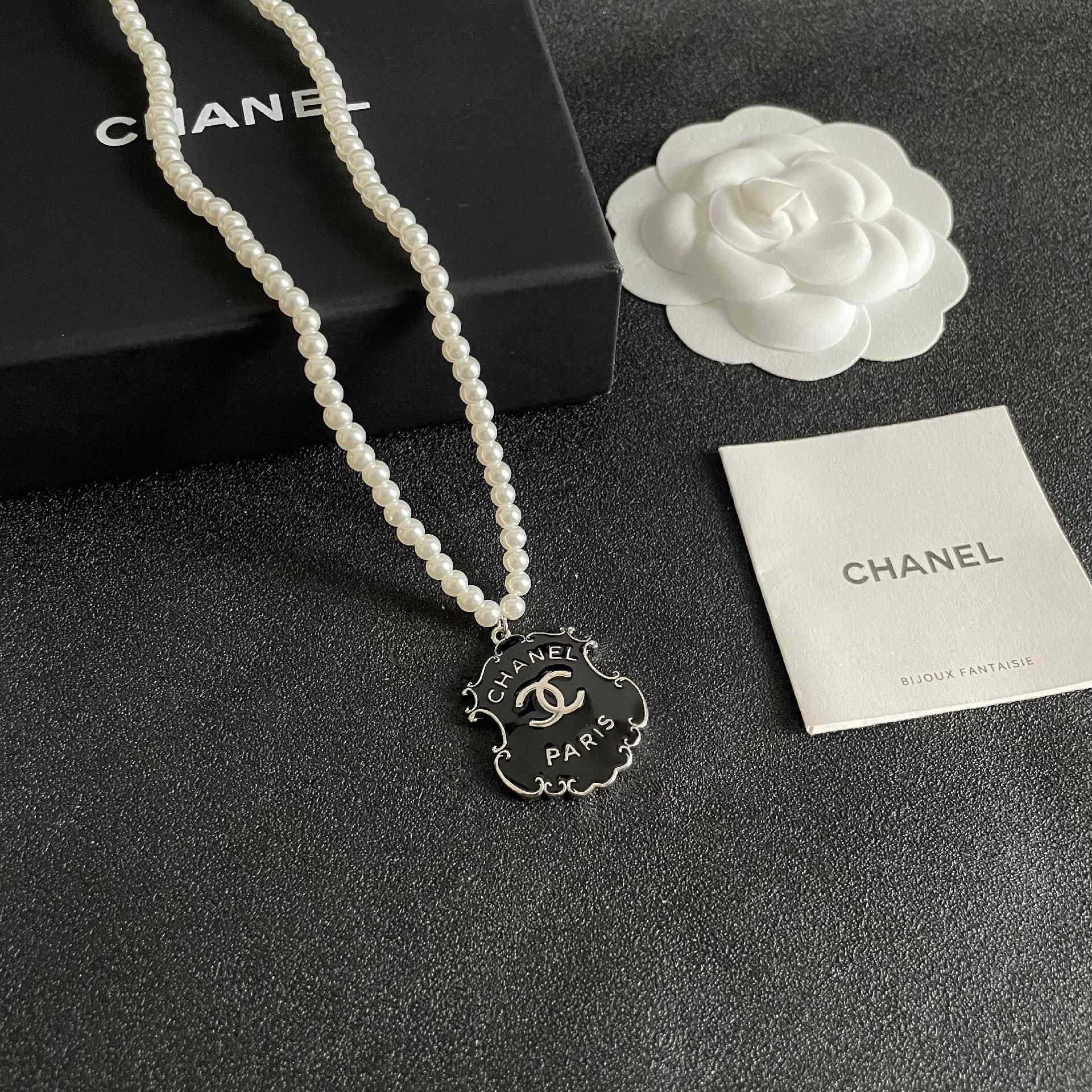 Chanel Paris Pearl Necklace