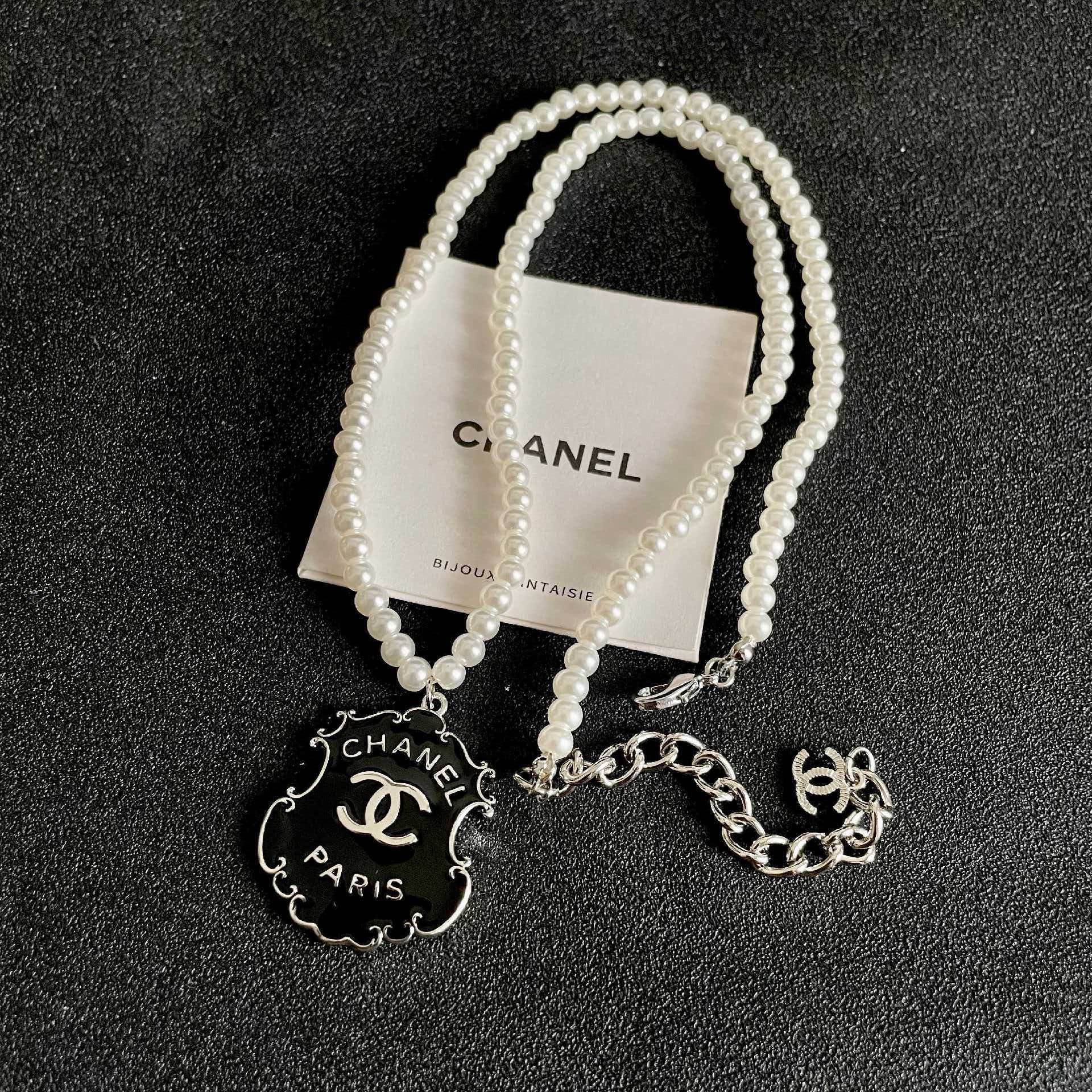 Chanel Paris Pearl Necklace