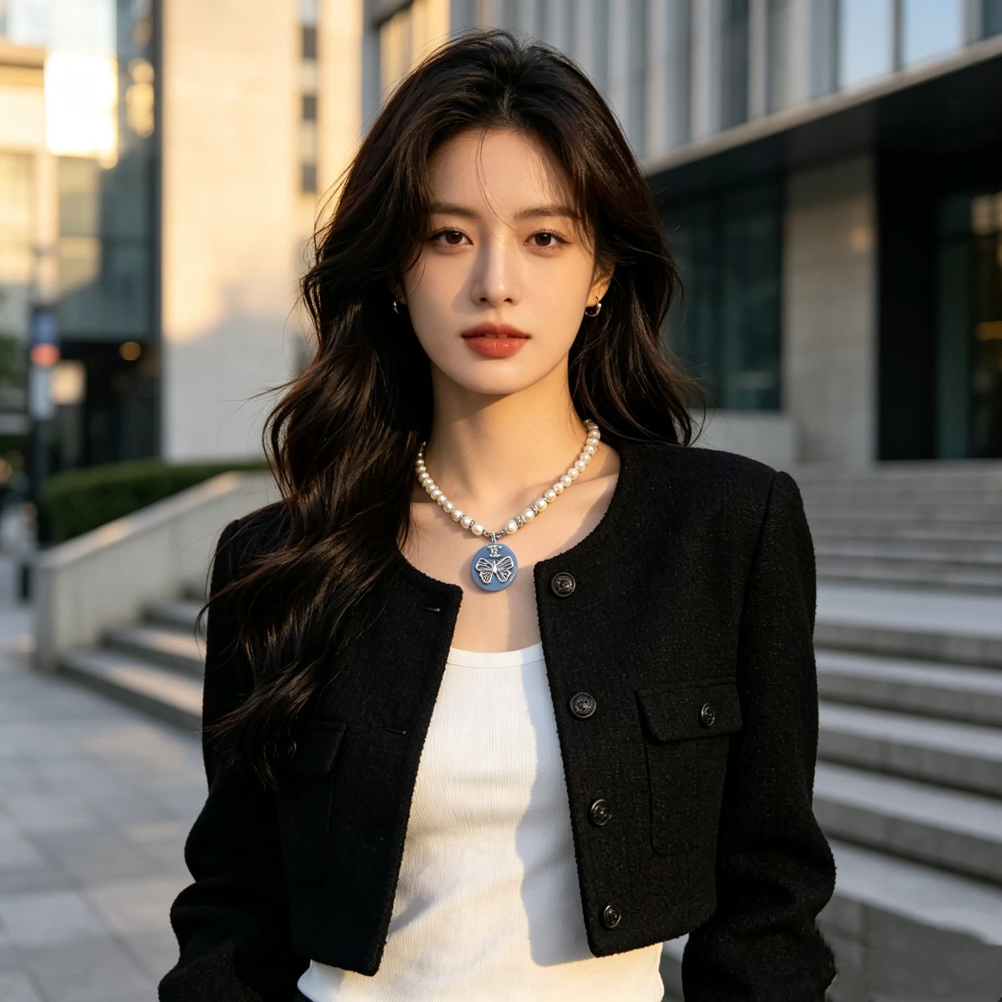 Chanel Butterfly Charm Necklace