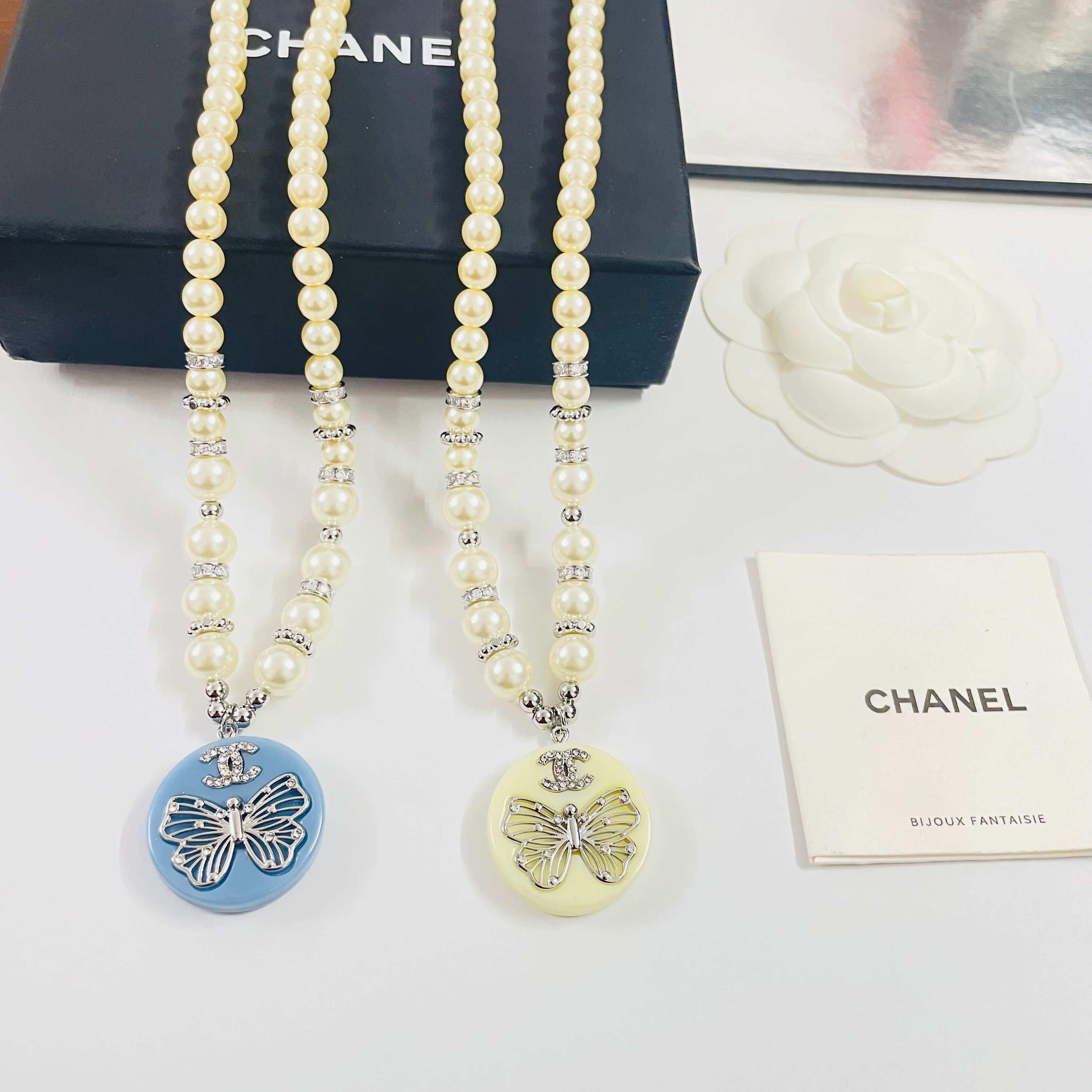 Chanel Butterfly Charm Necklace