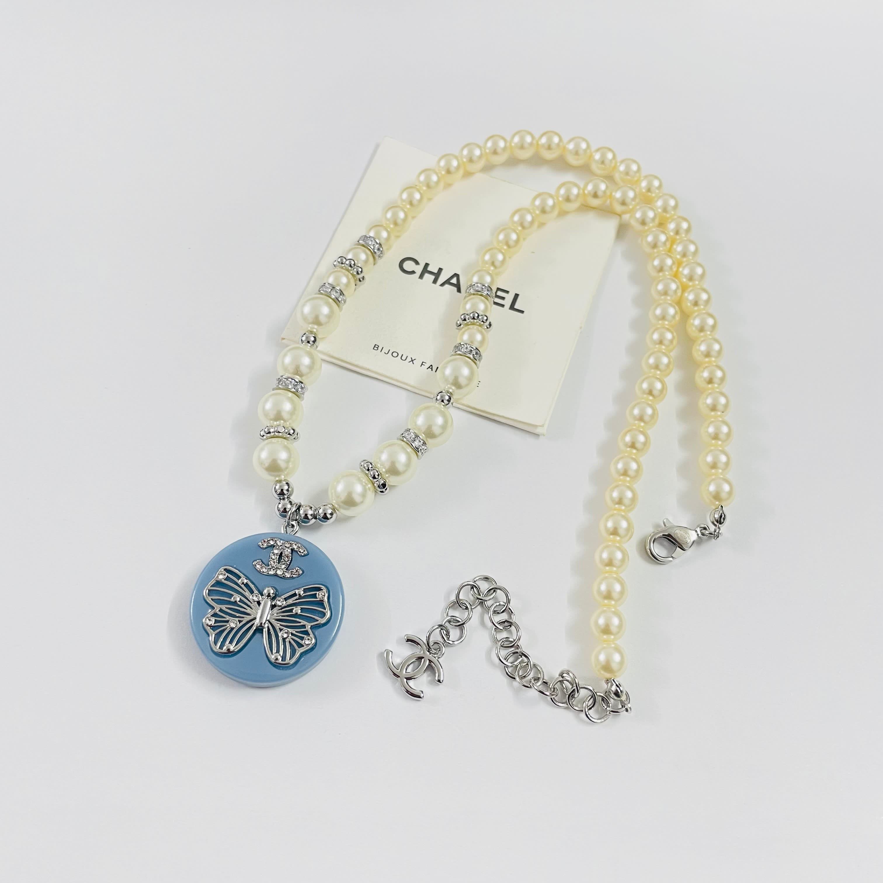 Chanel Butterfly Charm Necklace