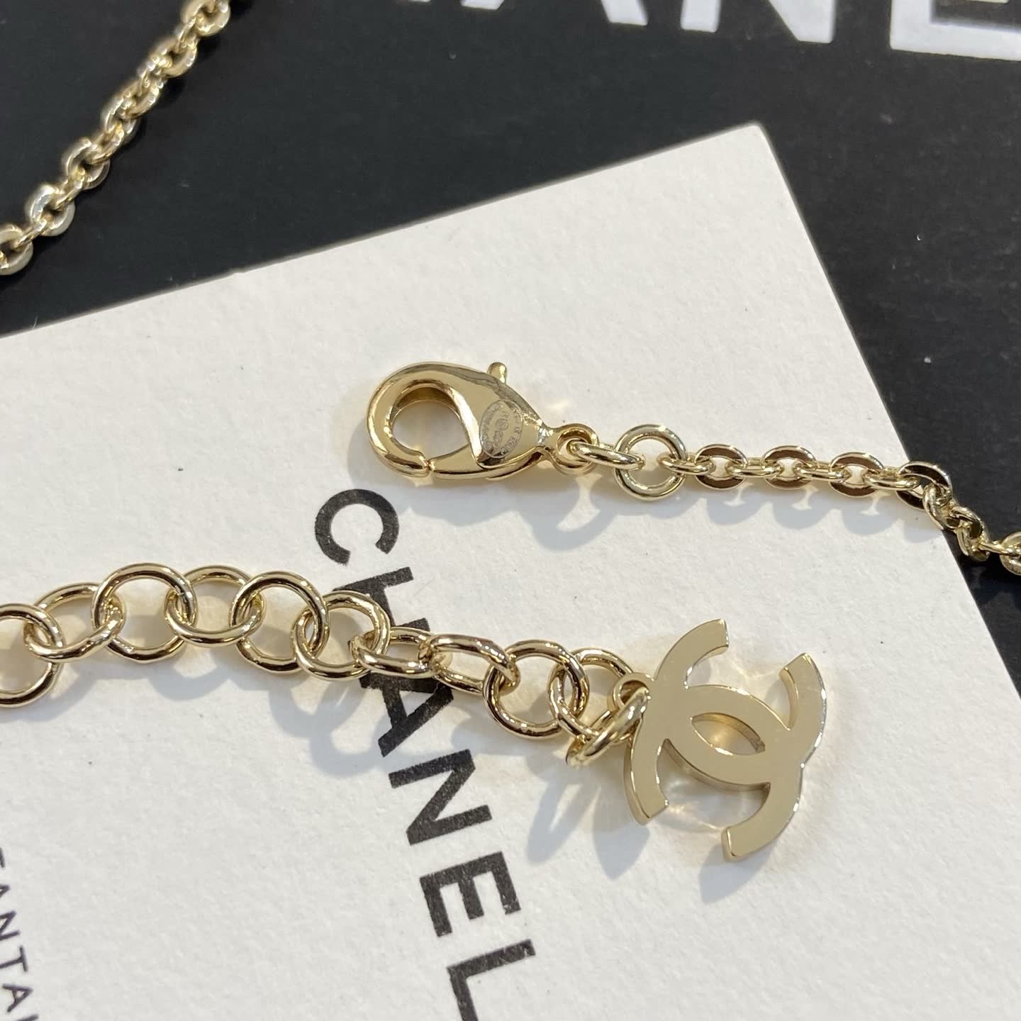 Chanel Floral Charm Necklace