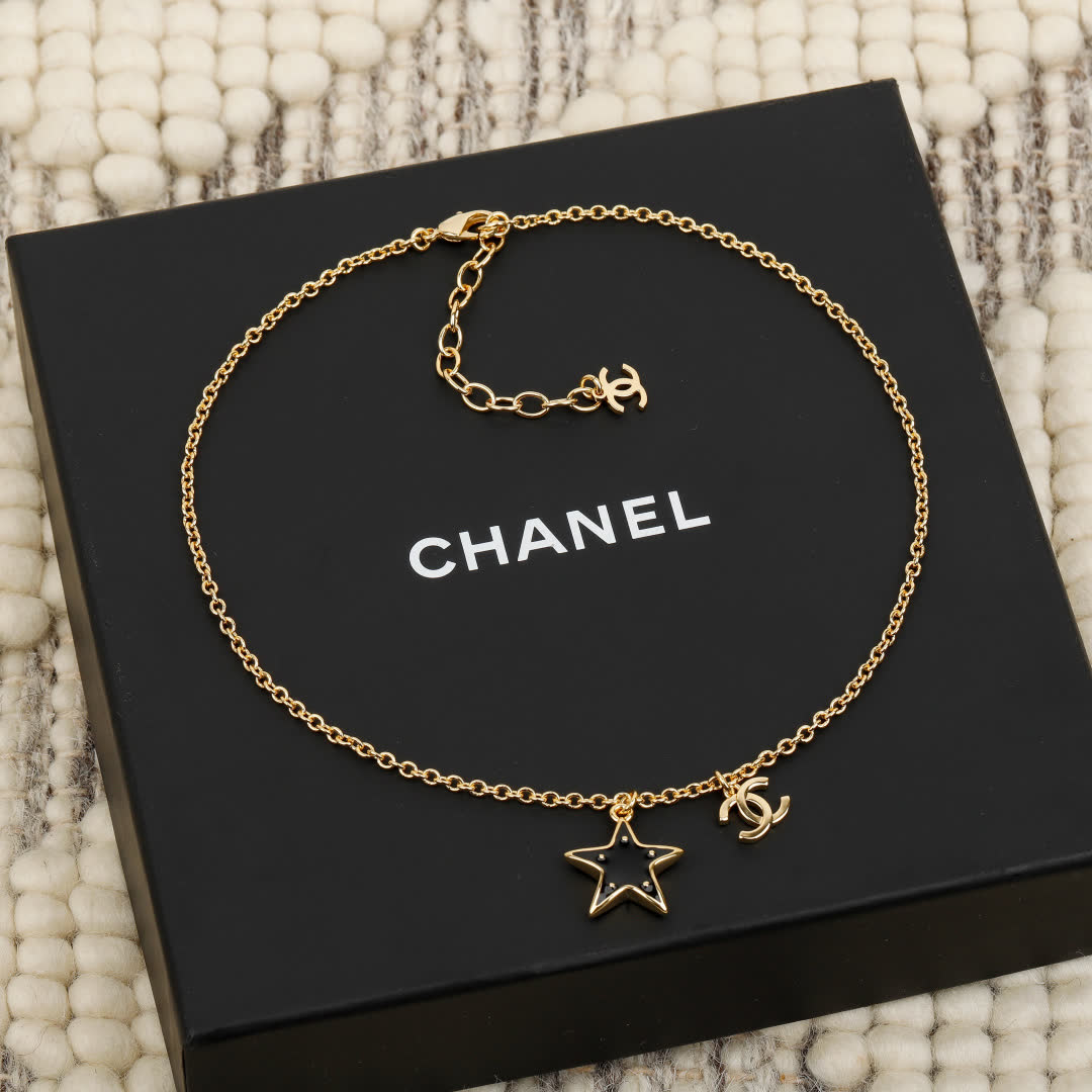 Chanel Star Charm Necklace