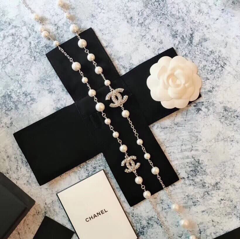 Chanel CC Pearl Necklace