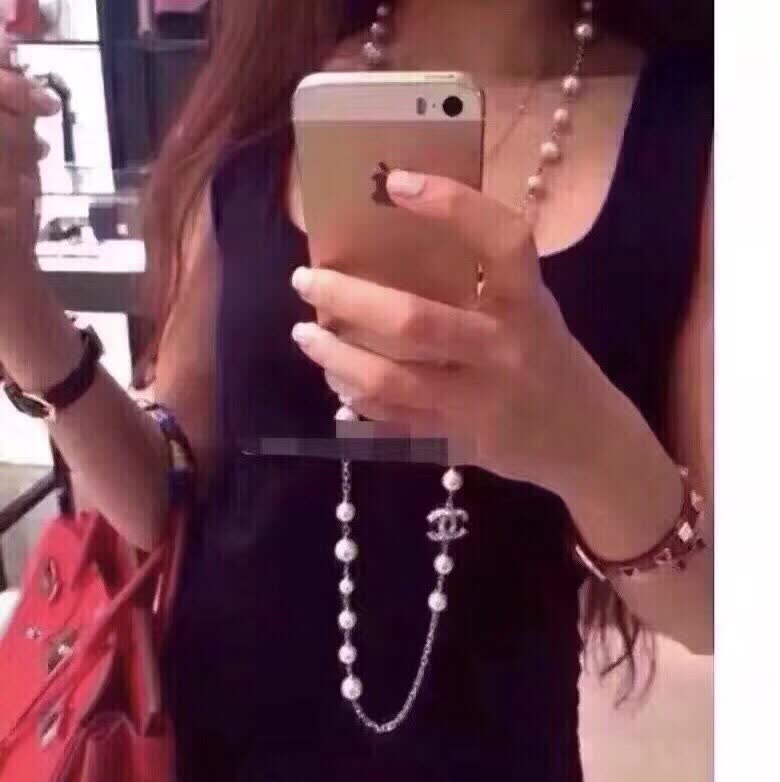 Chanel CC Pearl Necklace