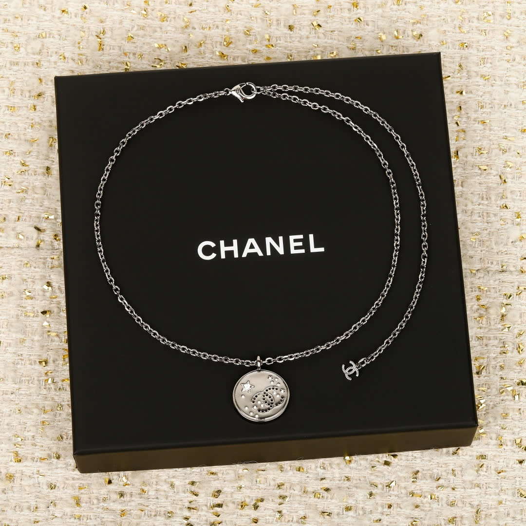 Chanel Celestial Disk Necklace