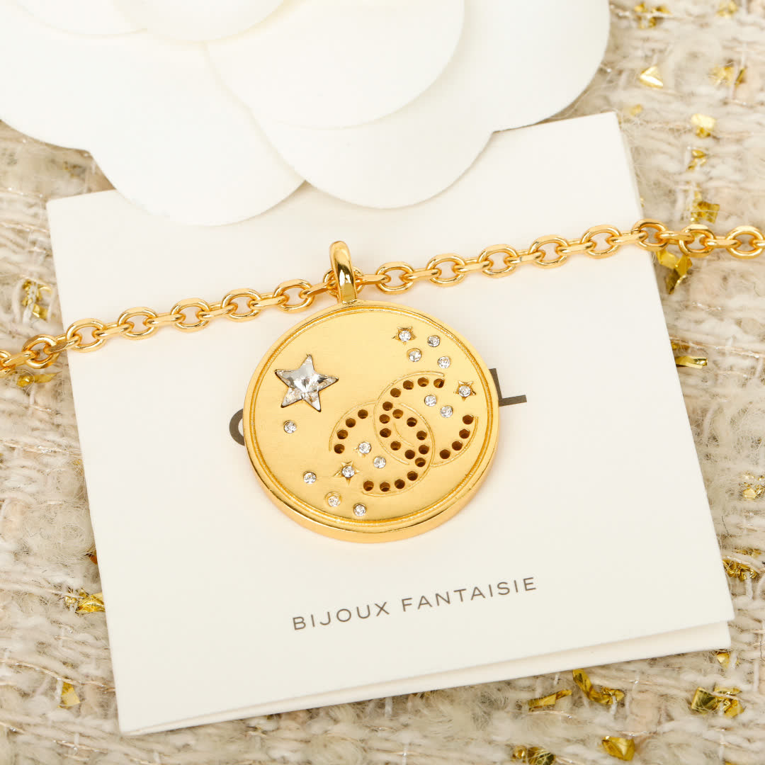 Chanel Celestial Disk Necklace