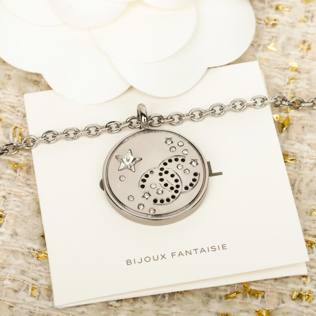 Chanel Celestial Disk Necklace