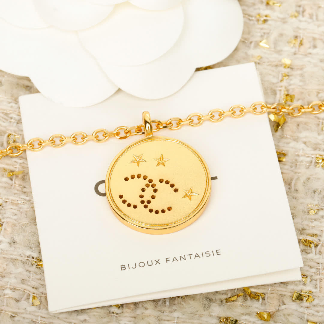 Chanel Celestial Disk Necklace