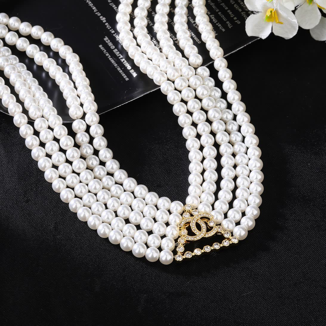 Chanel Pearl Choker Necklace