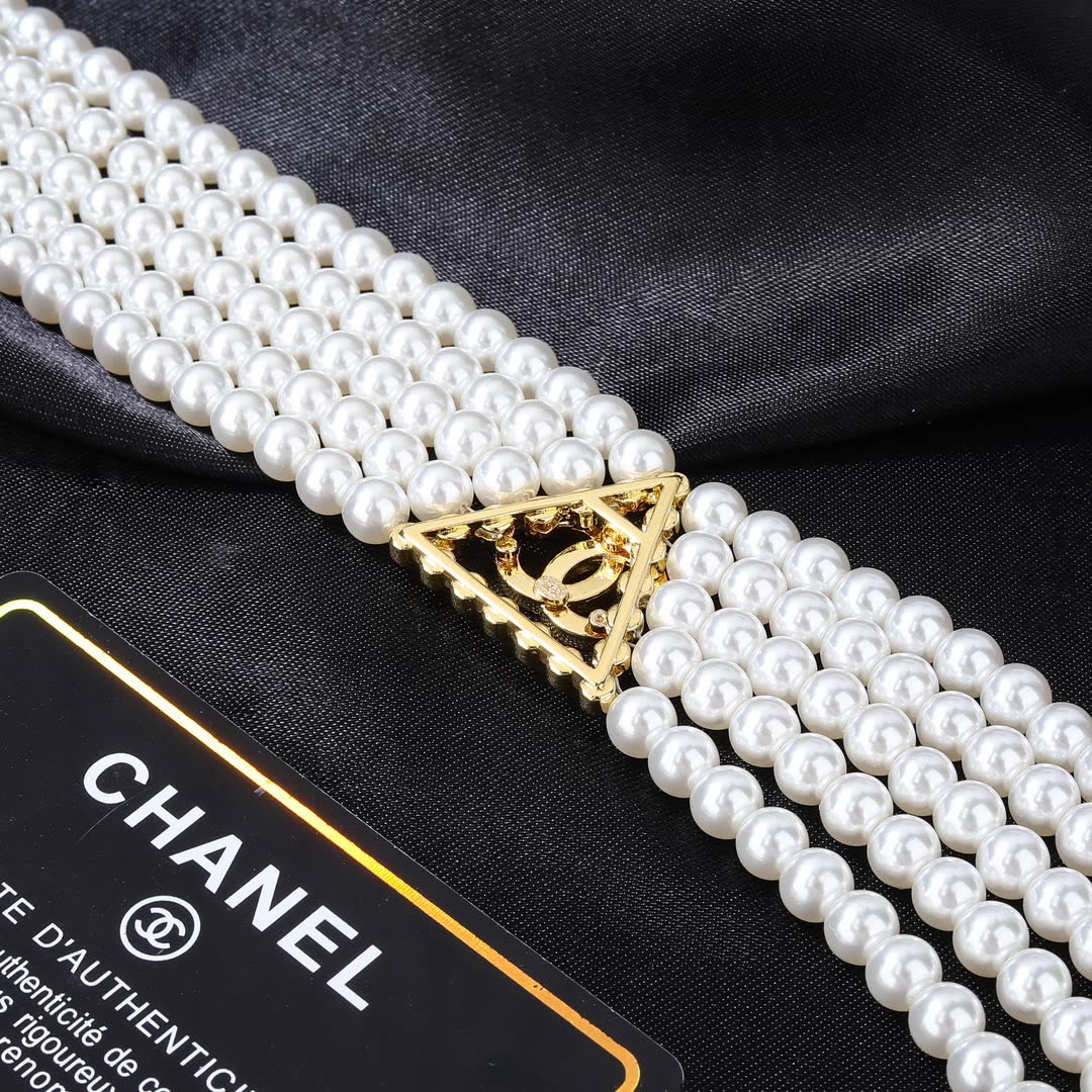 Chanel Pearl Choker Necklace