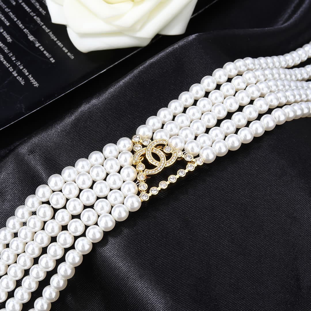 Chanel Pearl Choker Necklace