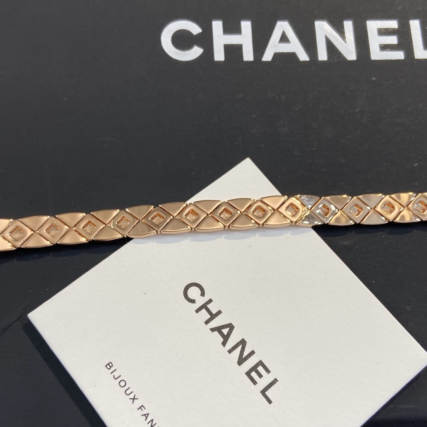 Chanel Gold Tone Collar Necklace-XX1095