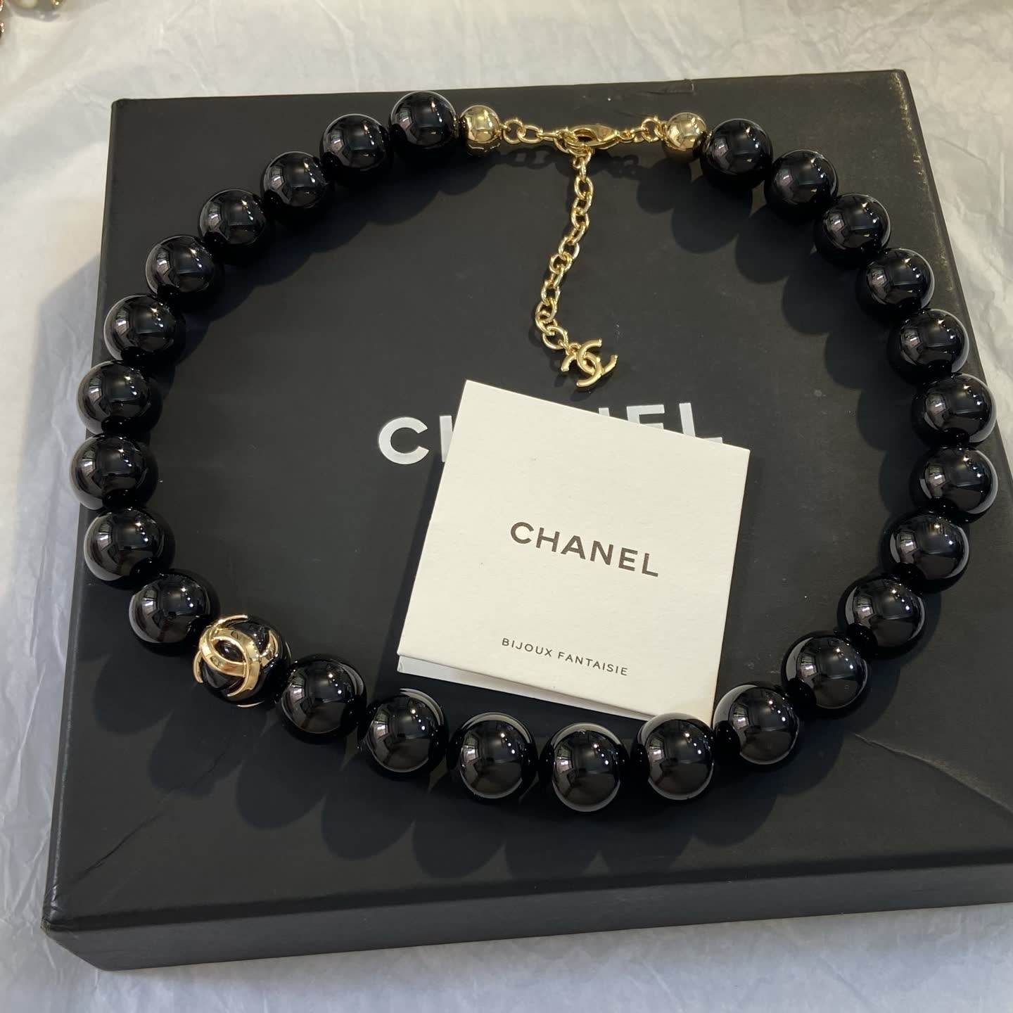 Chanel Beaded Necklace Chanel Beaded Necklace