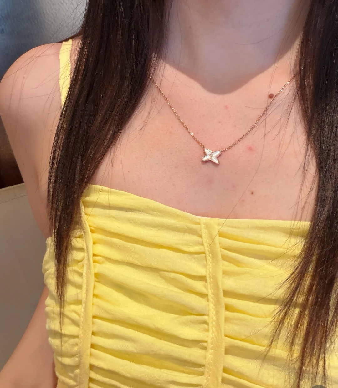 Chaumet Butterfly Pendant Necklace