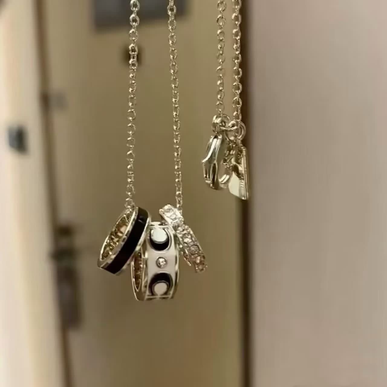 Coach Tiger's Eye Bead Necklace